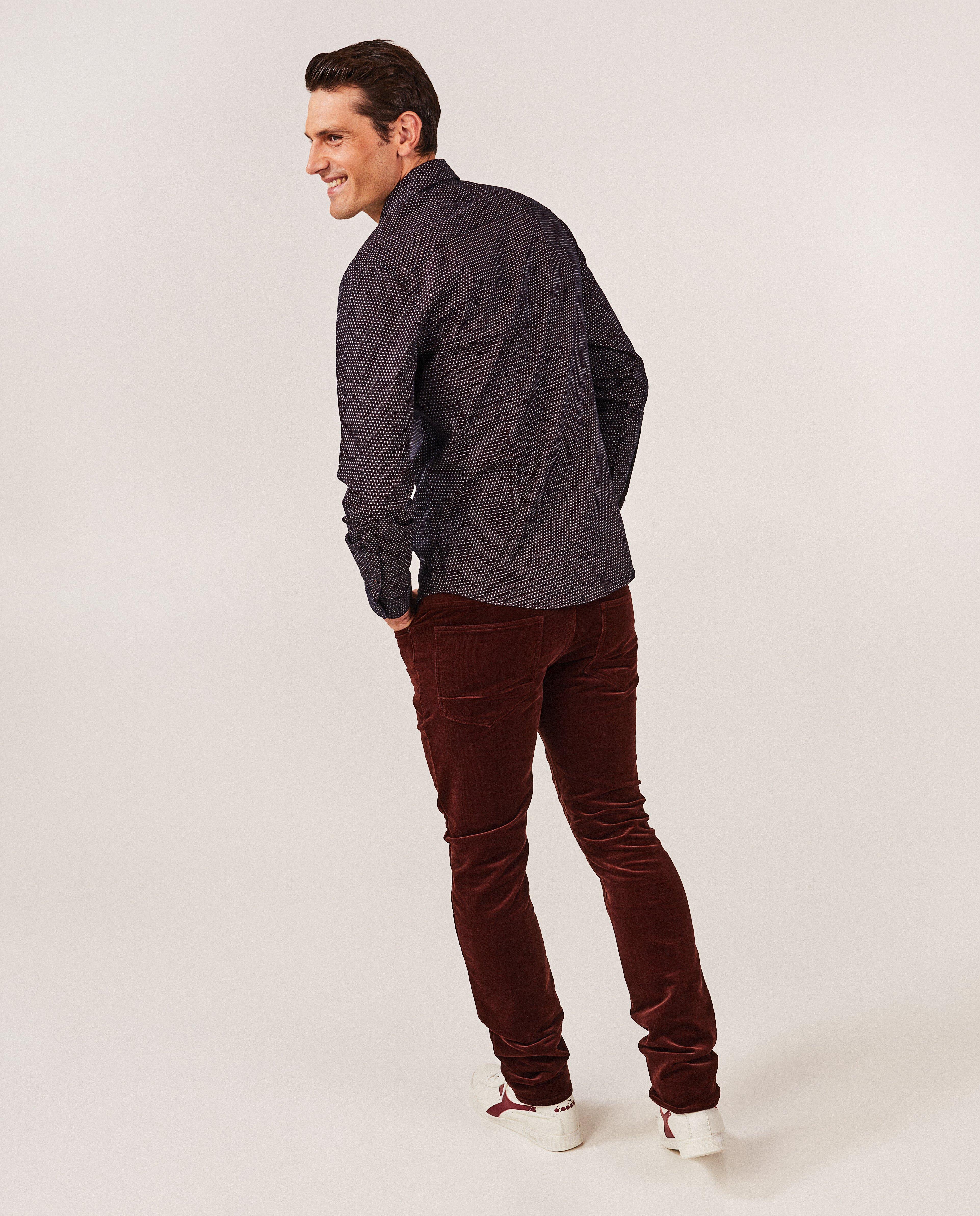 Hemden - Hemd met microprint, slim fit