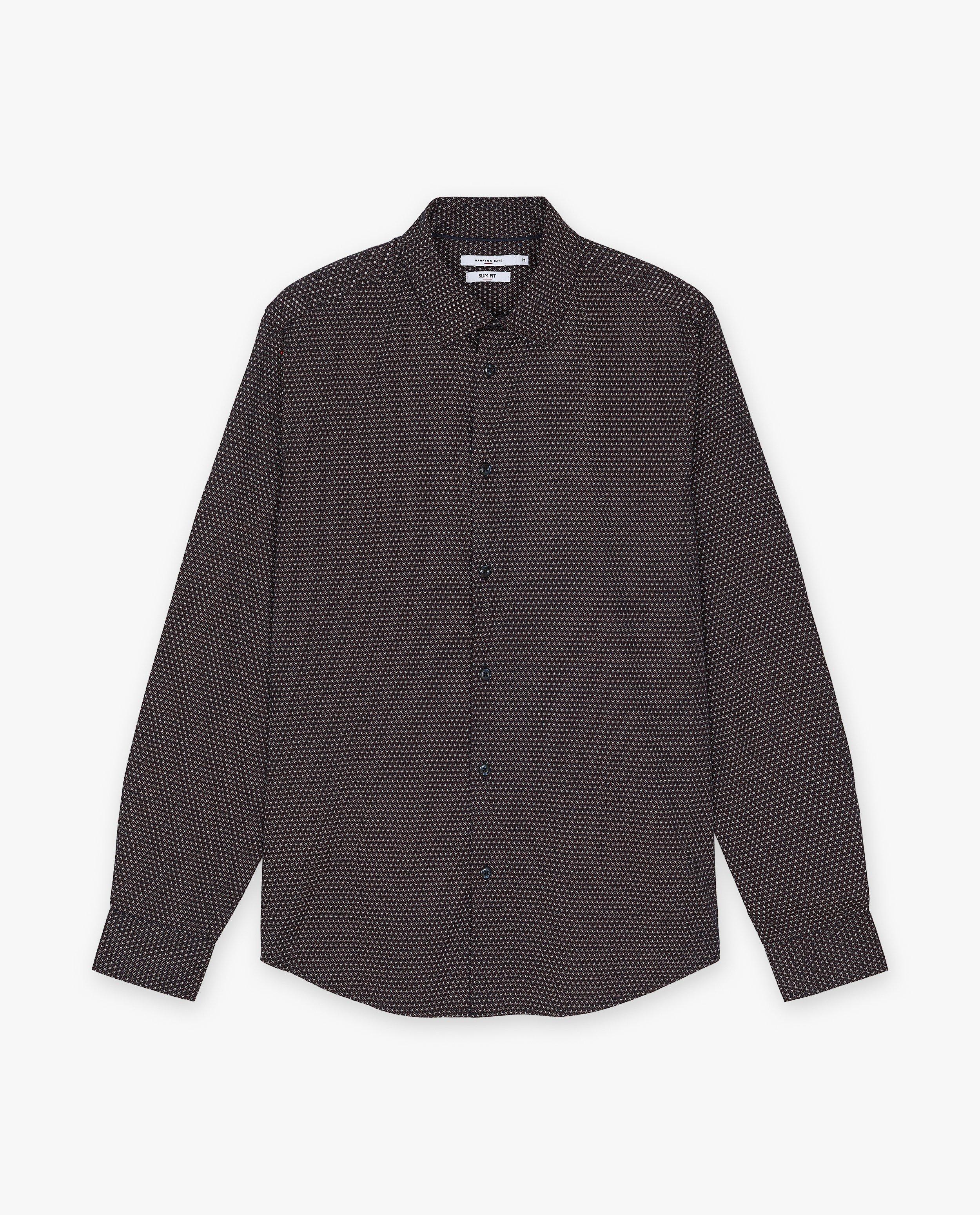 Chemises - Chemise à micro-imprimé, slim fit