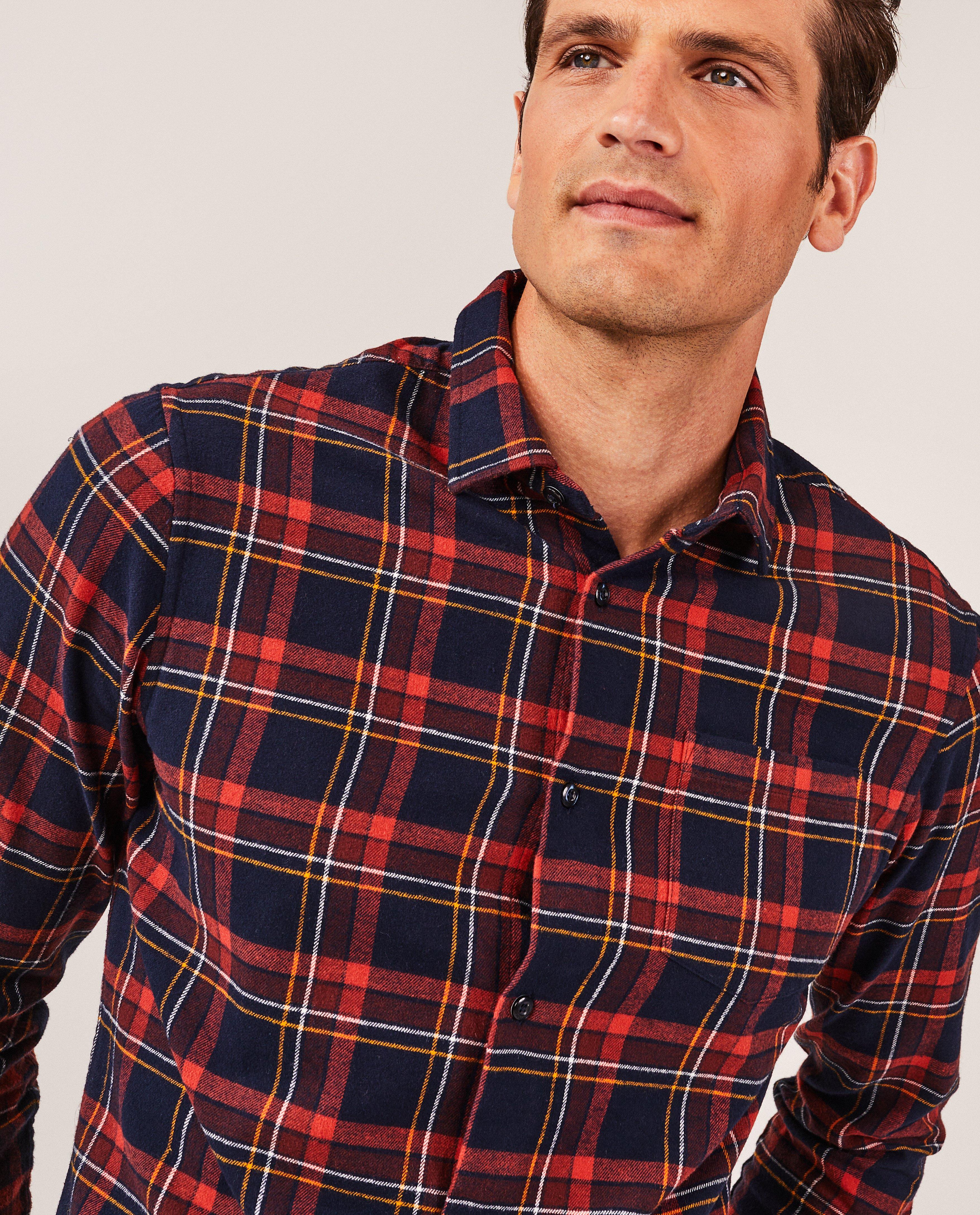 Hemden - Flanellen hemd, slim fit