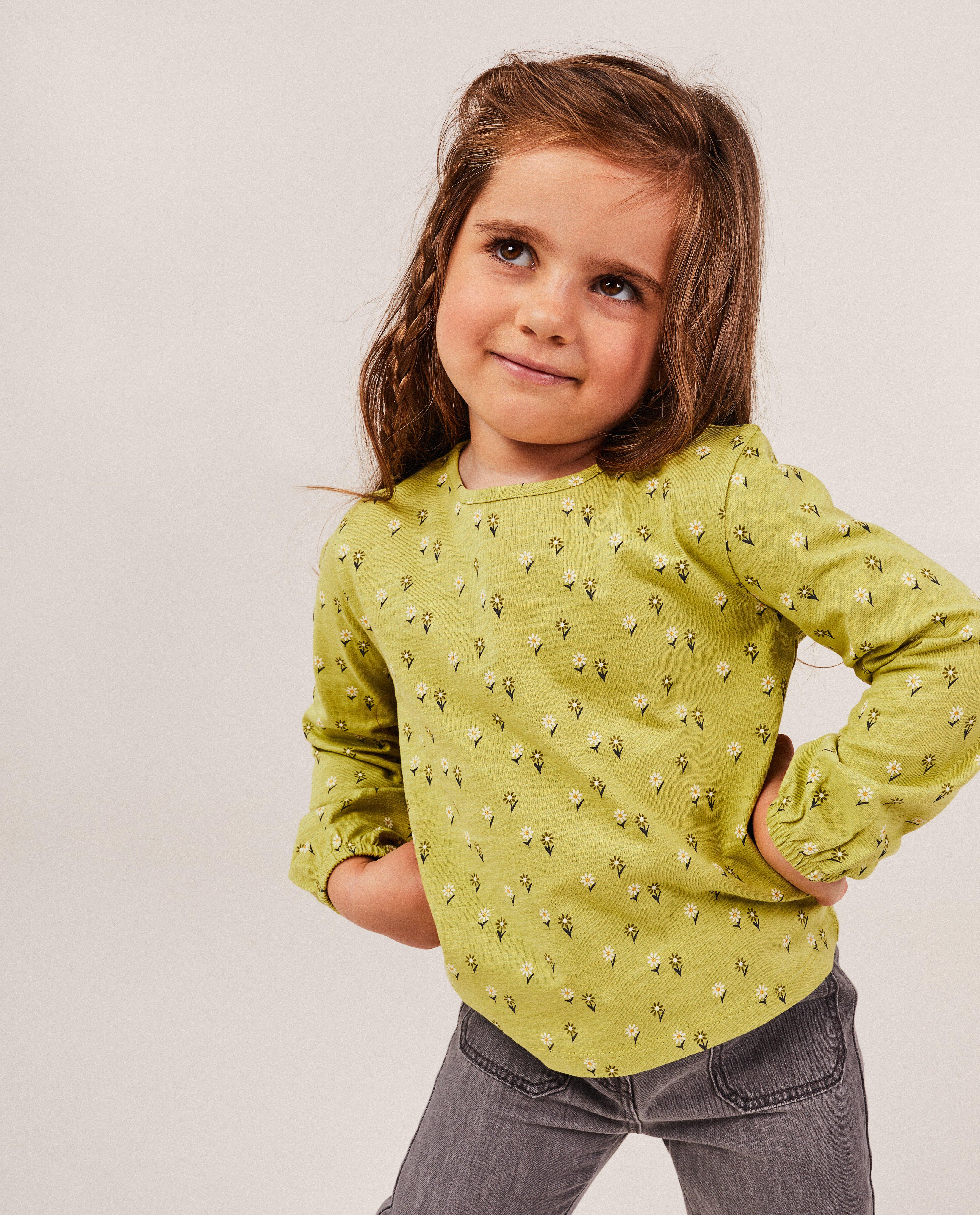 T-shirts - Longsleeve met bloemenprint