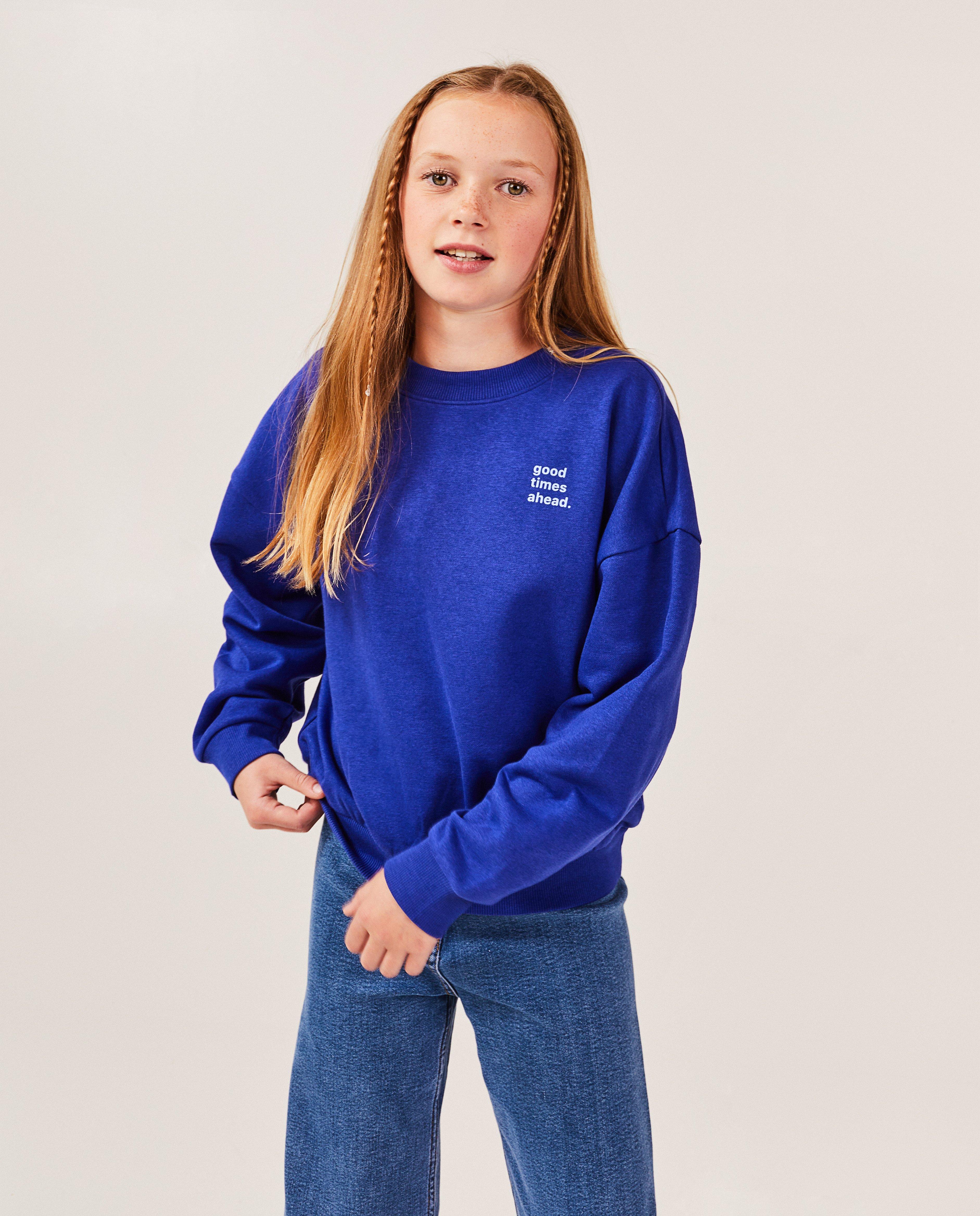 Sweaters - Groene sweater met opschrift