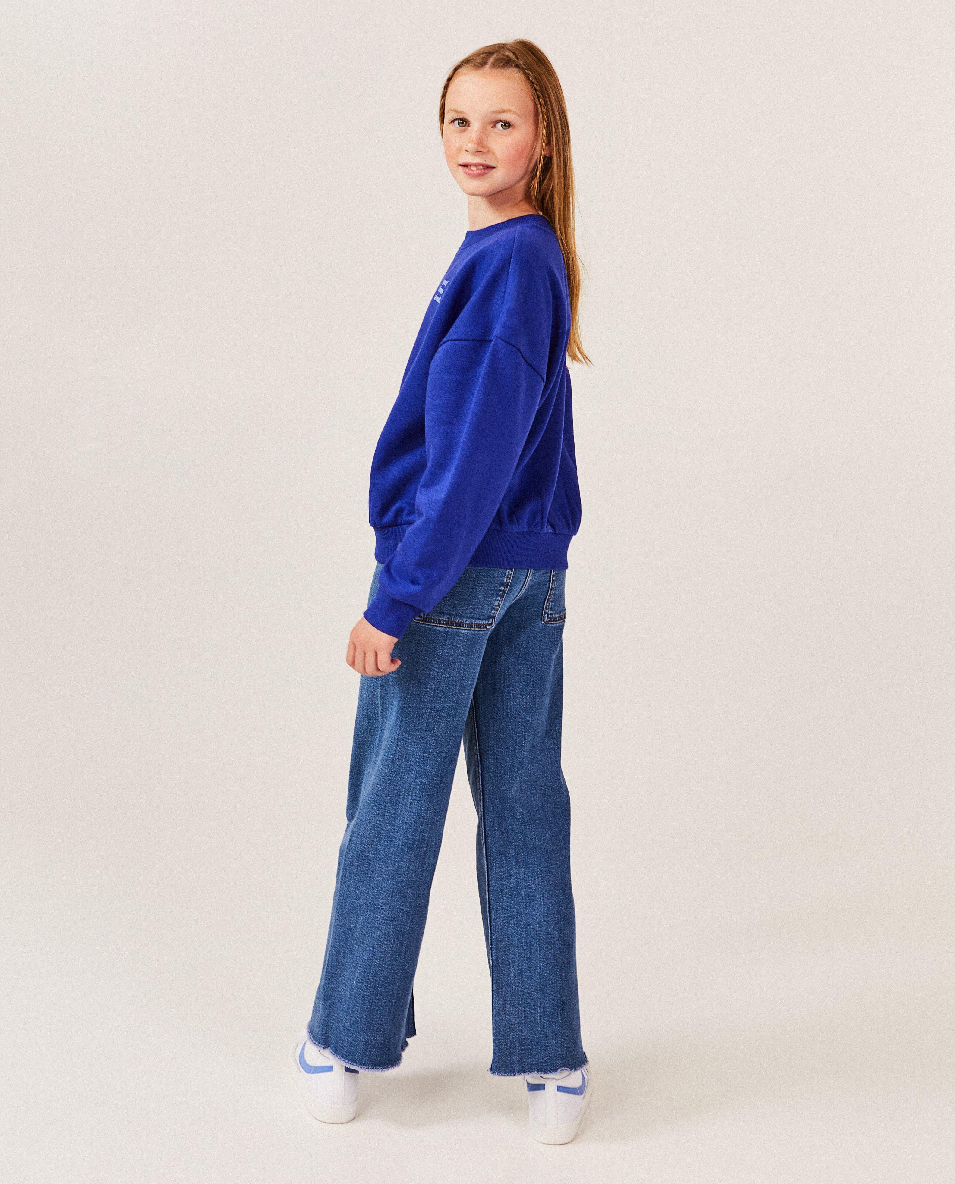 Sweaters - Groene sweater met opschrift