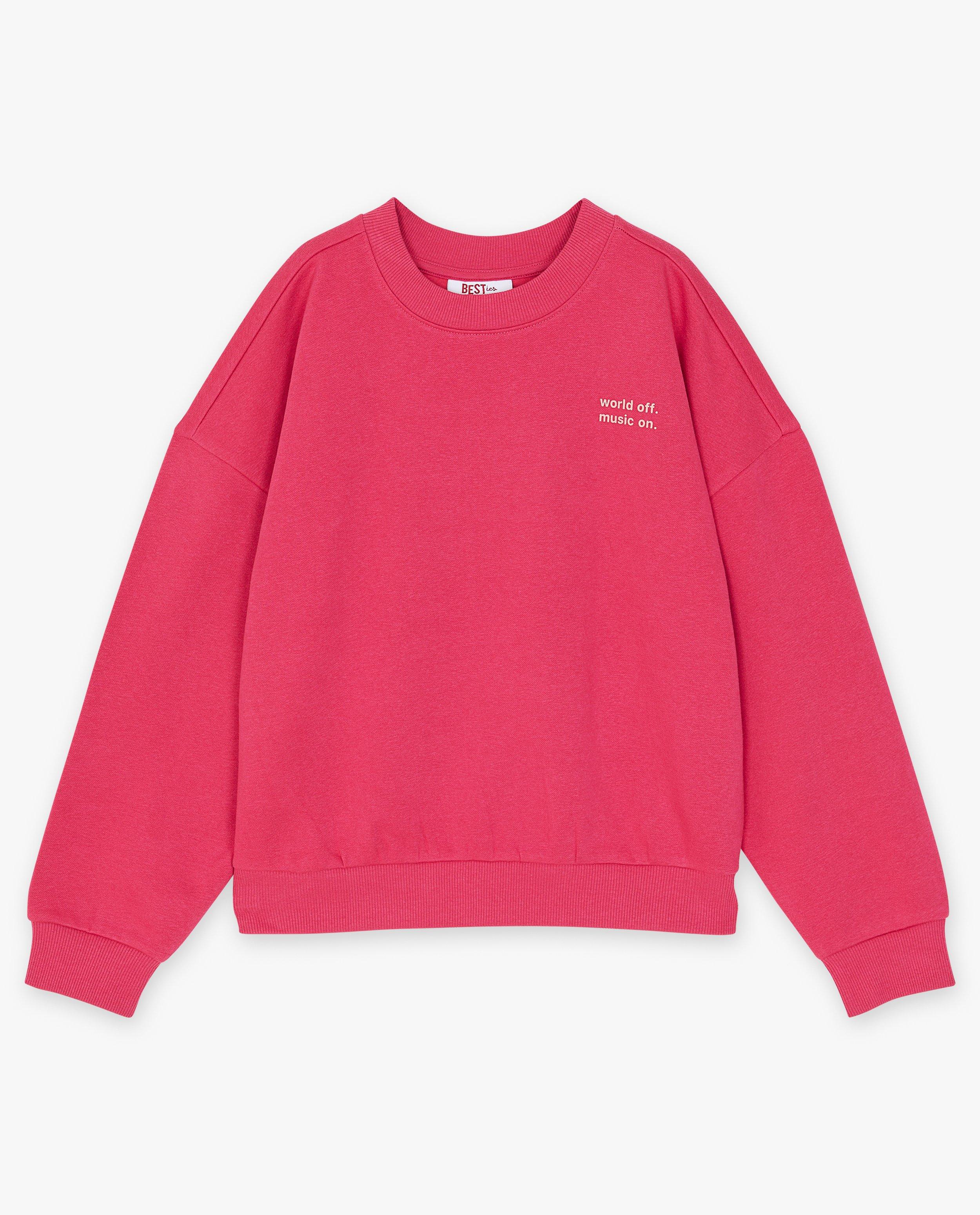 Sweaters - Groene sweater met opschrift