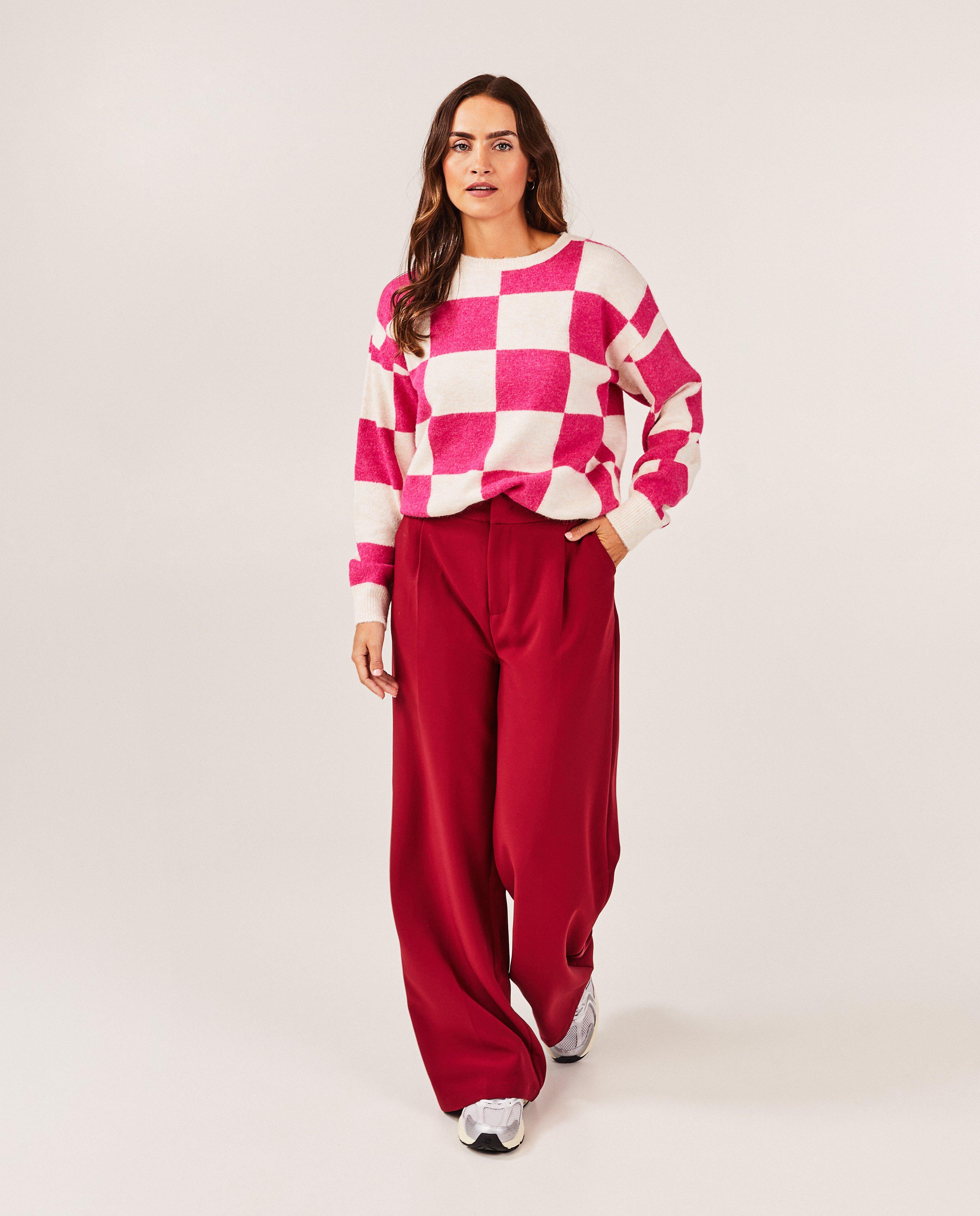 Pull à carreaux - null - Sora