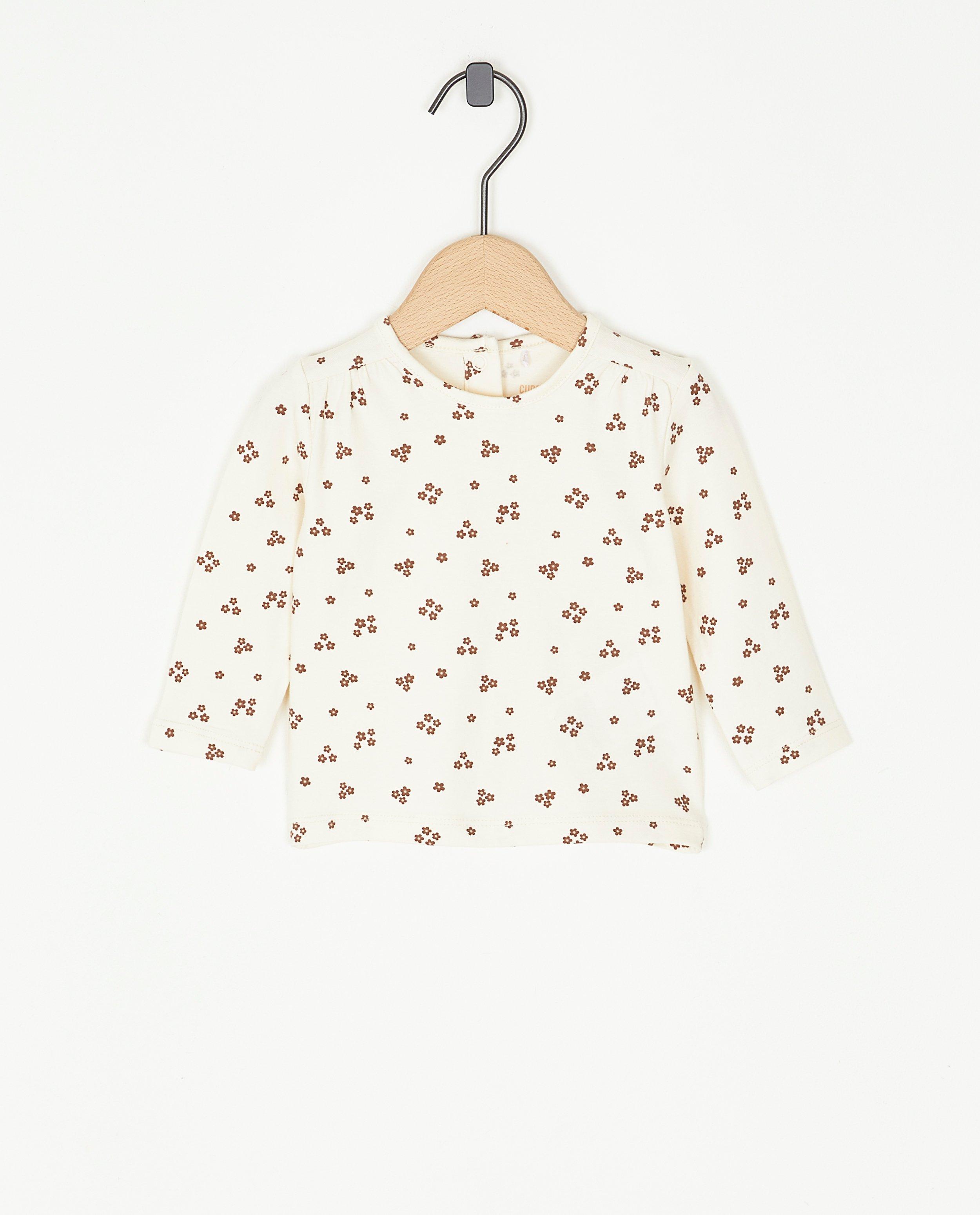 Longsleeve met bloemenprint - null - Newborn 50-68