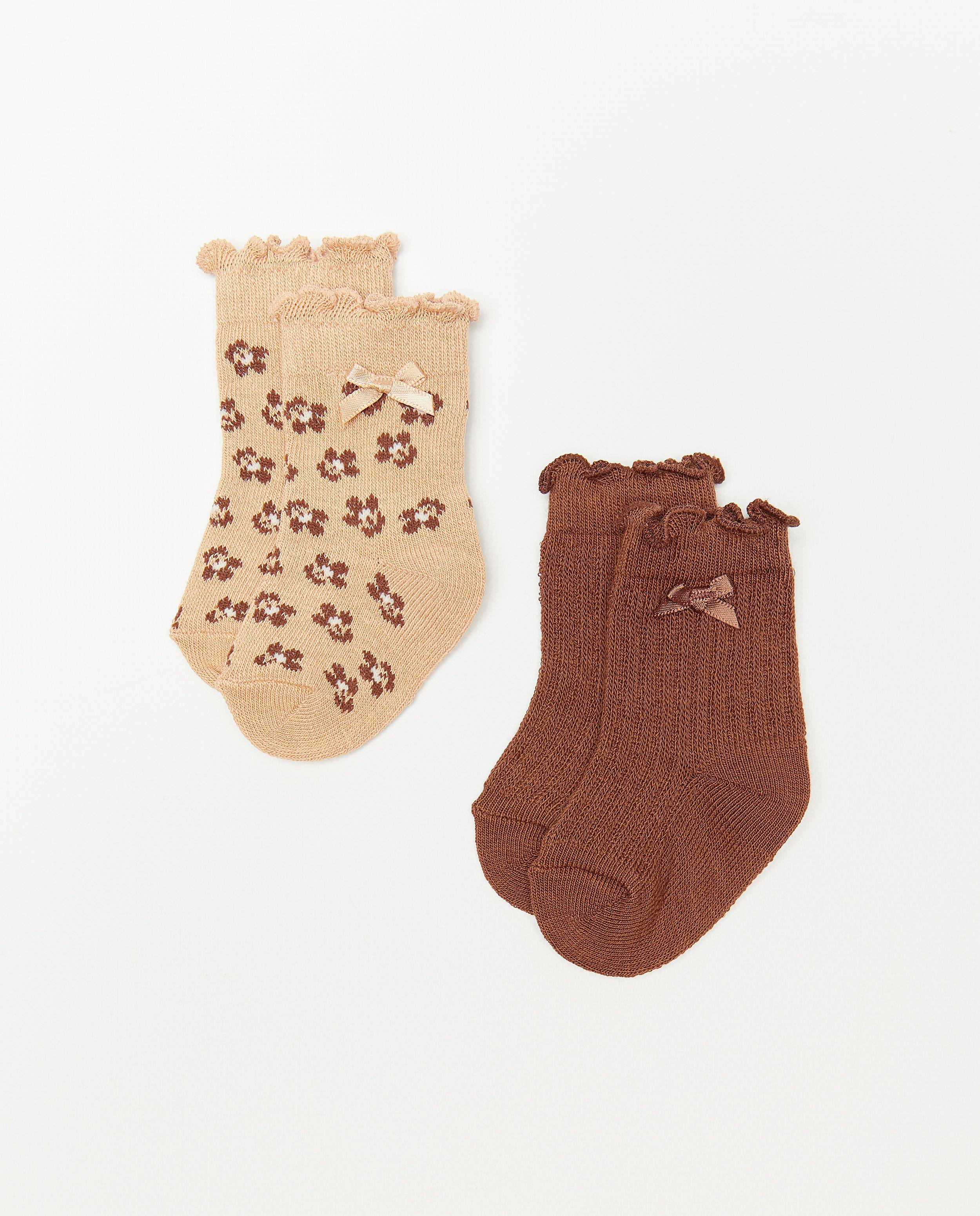 Set van 2 paar babykousen - null - Newborn 50-68