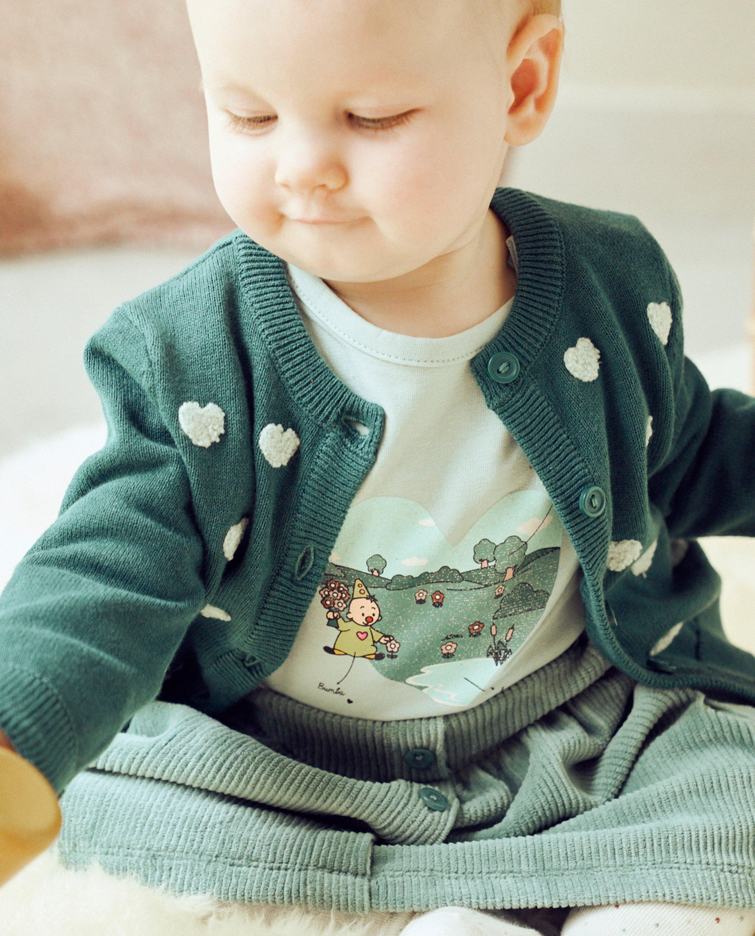 Cardigan avec des cœurs en fil bouclette - null - Bumba