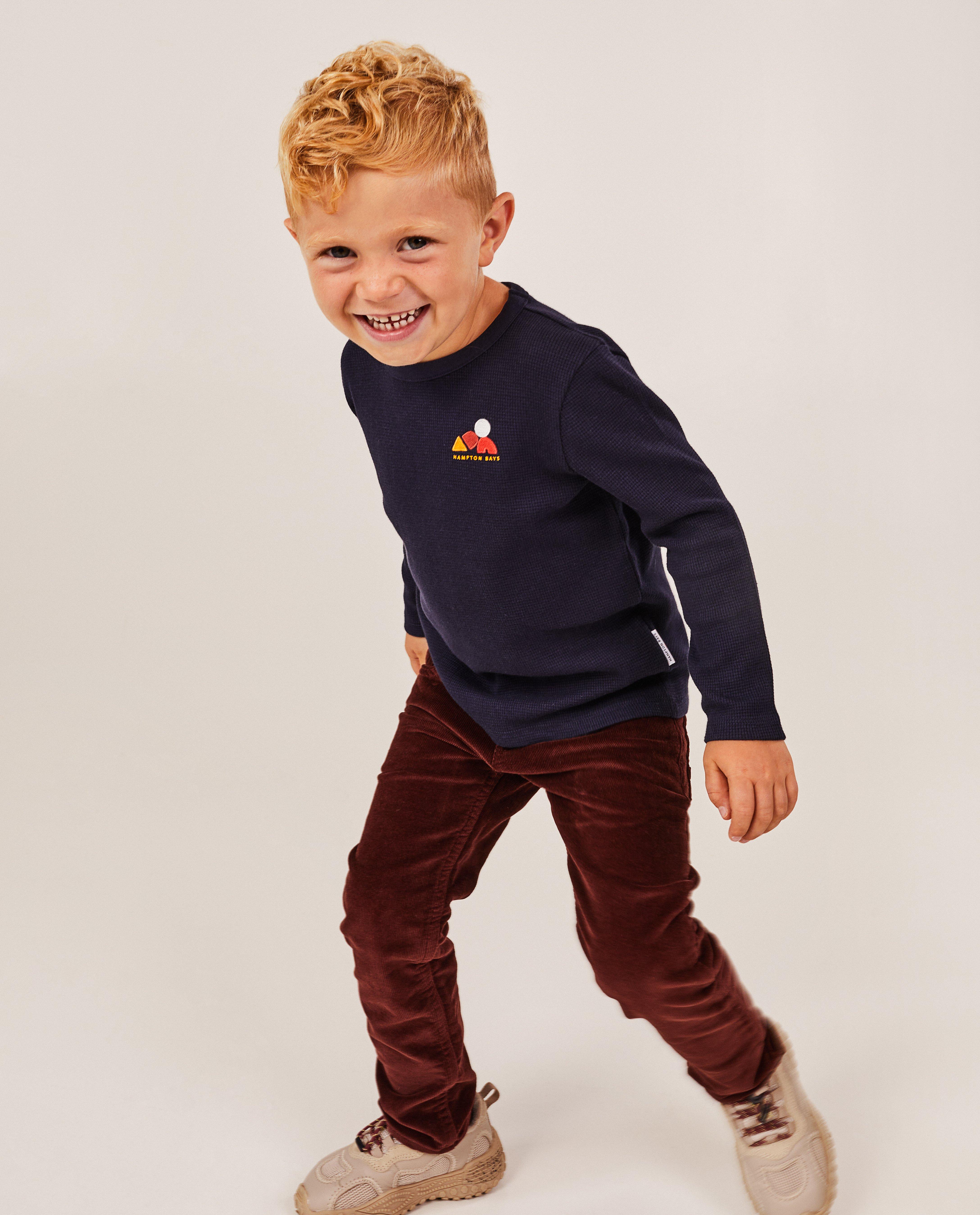 Longsleeve met wafelpatroon - null - Hampton Bays