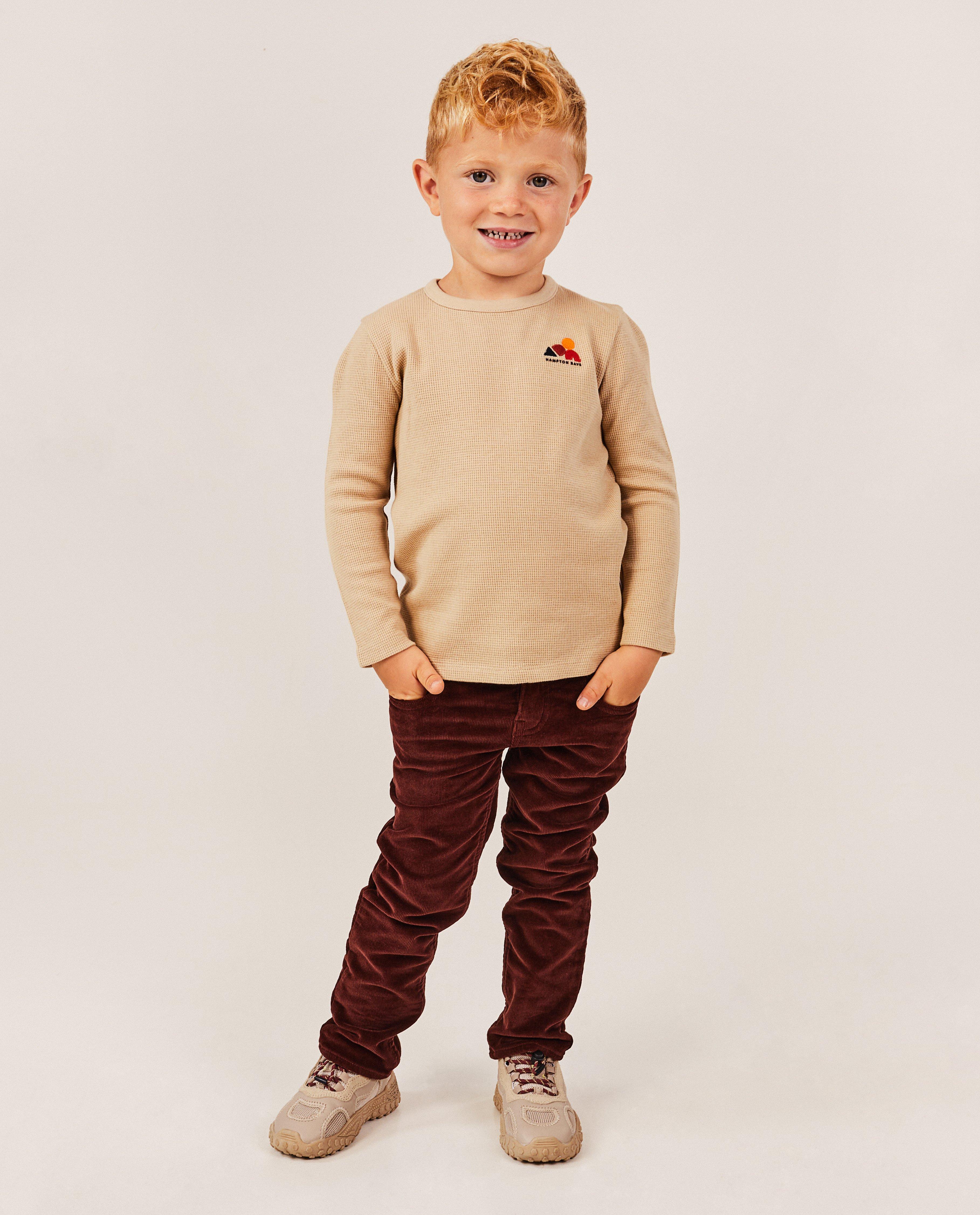Longsleeve met wafelpatroon - null - Hampton Bays