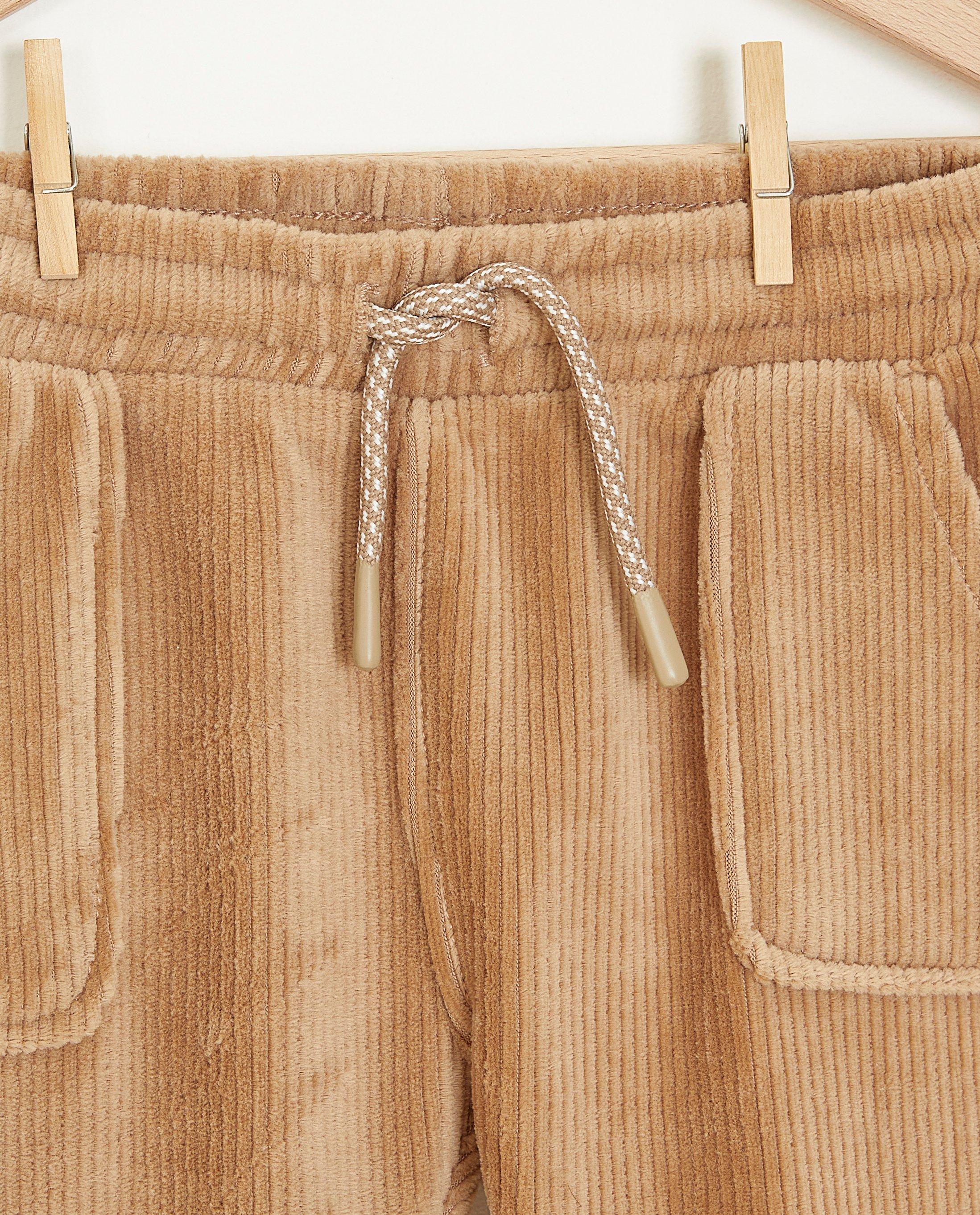 Broeken - Bruine broek van ribfluweel