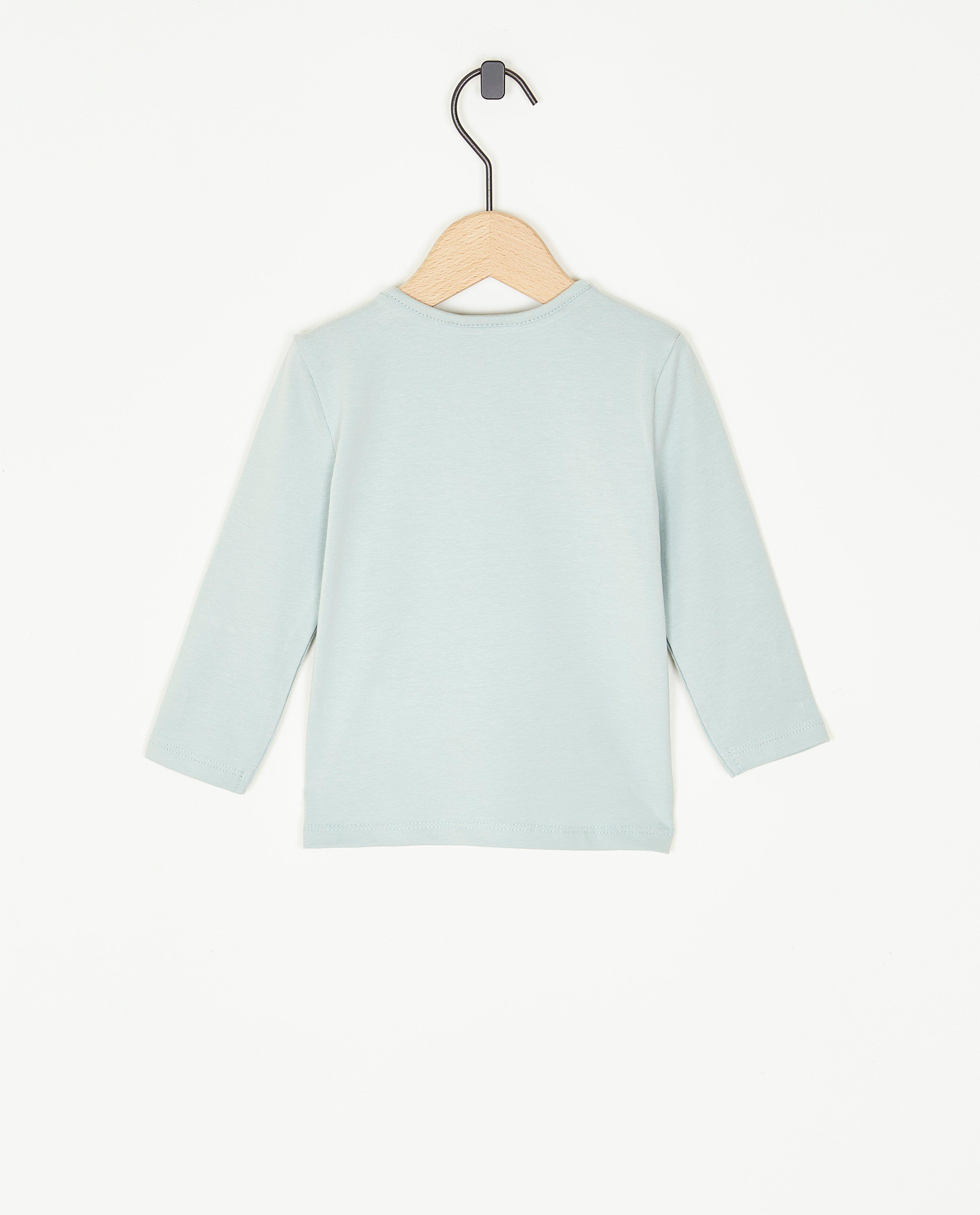 T-shirts - Longsleeve met glitterprint