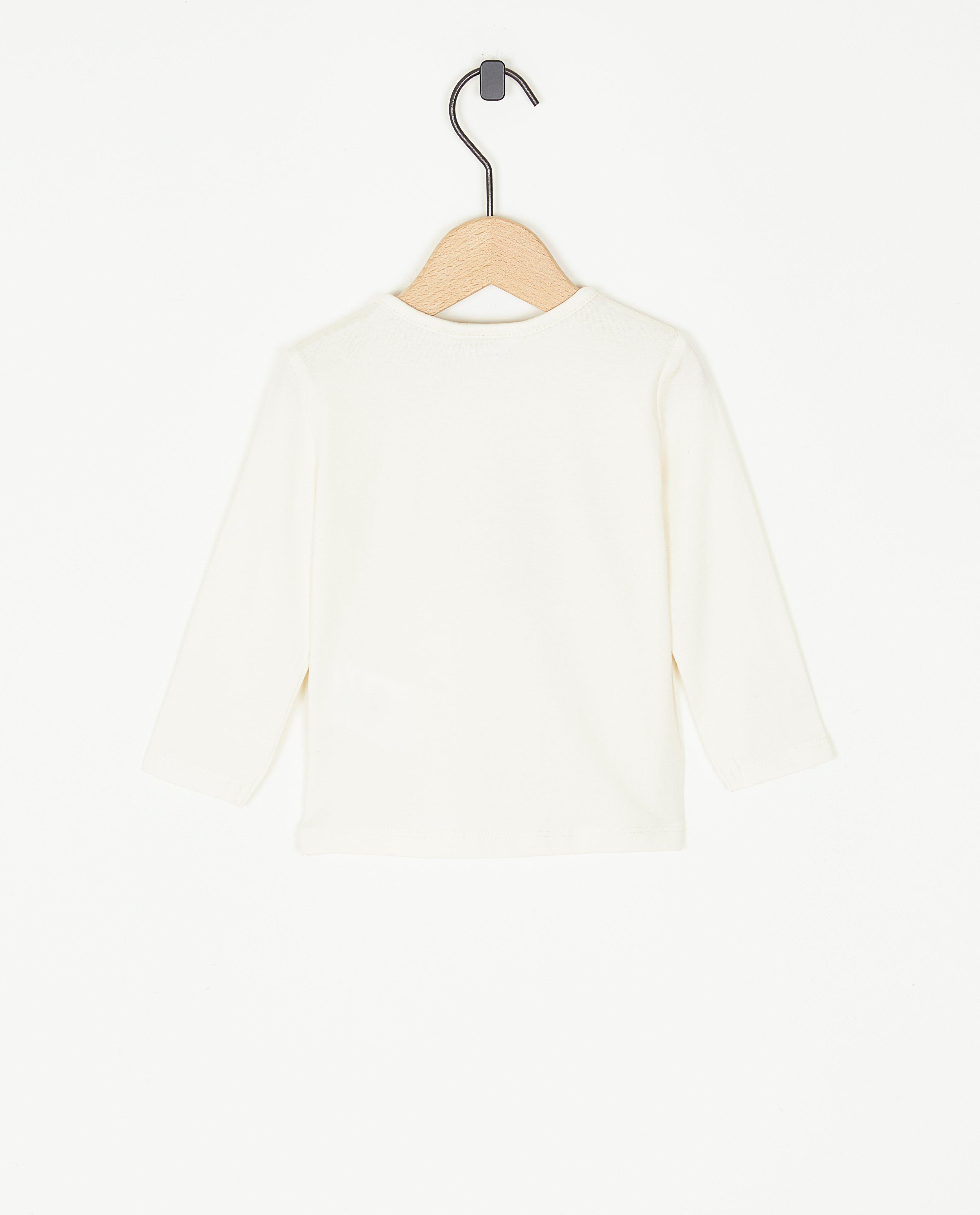 T-shirts - Longsleeve met glitterprint