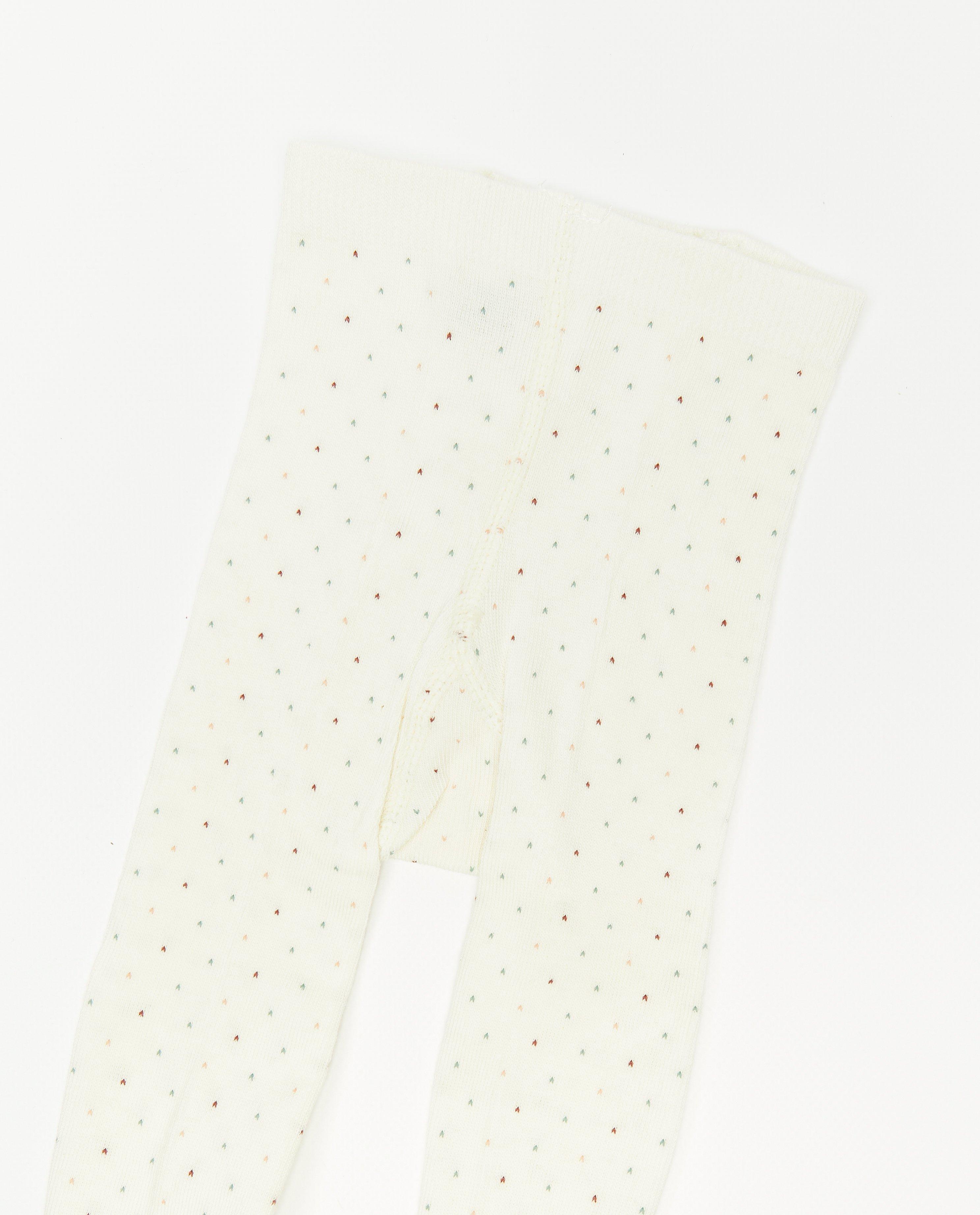 Chaussettes - Collant pour bébés à micromotif