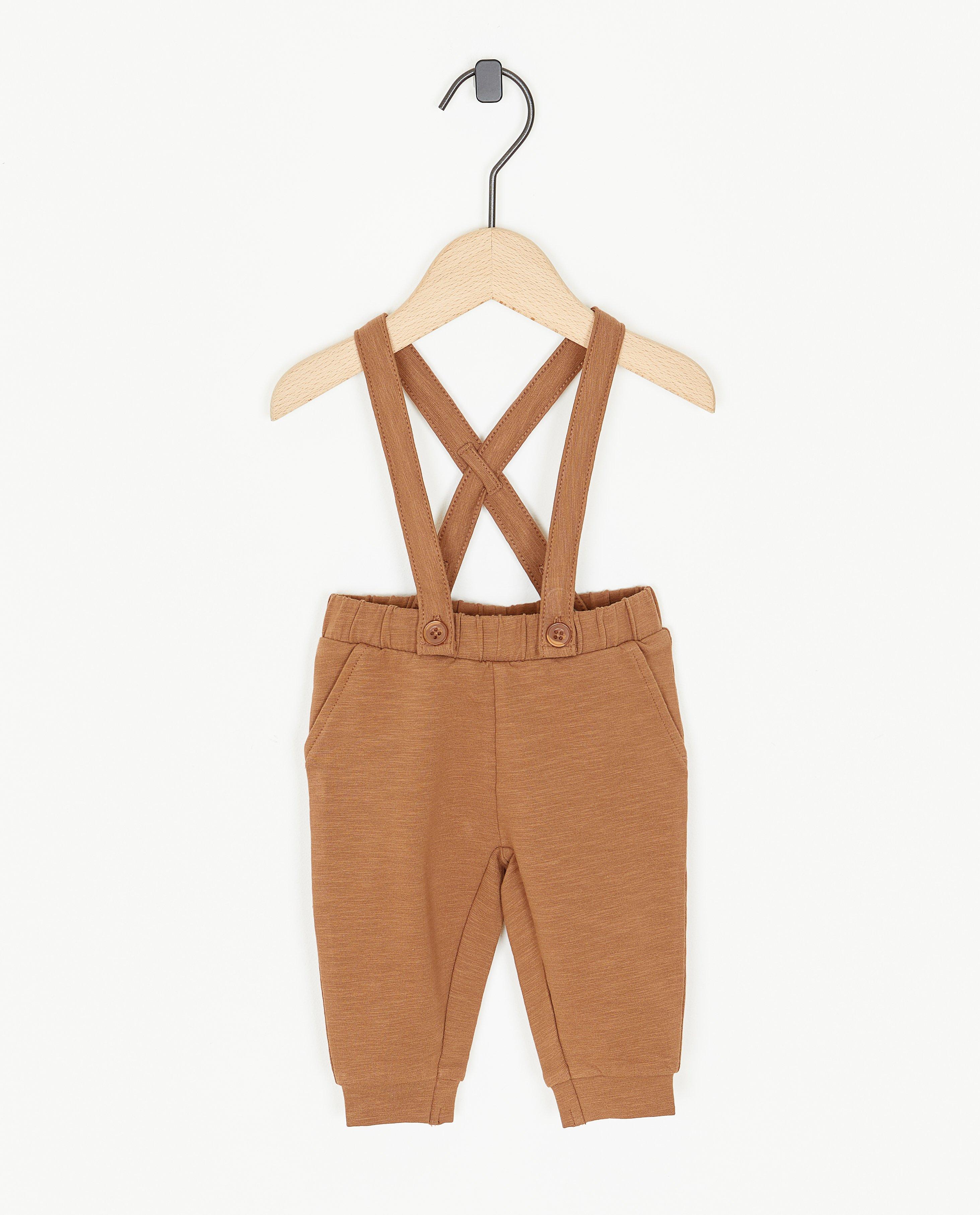Pantalon avec des bretelles amovibles - null - Newborn 50-68
