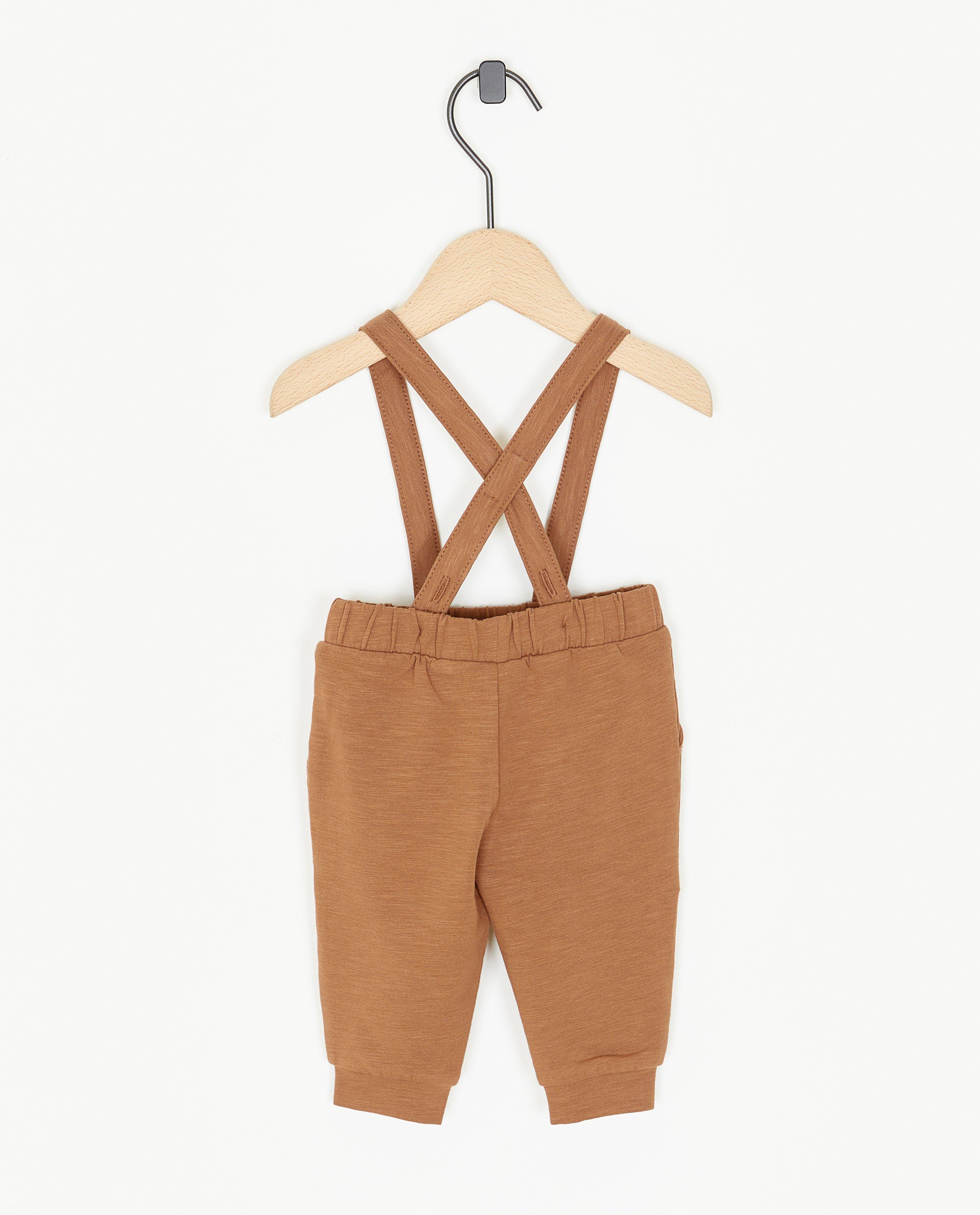 Pantalons - Pantalon avec des bretelles amovibles
