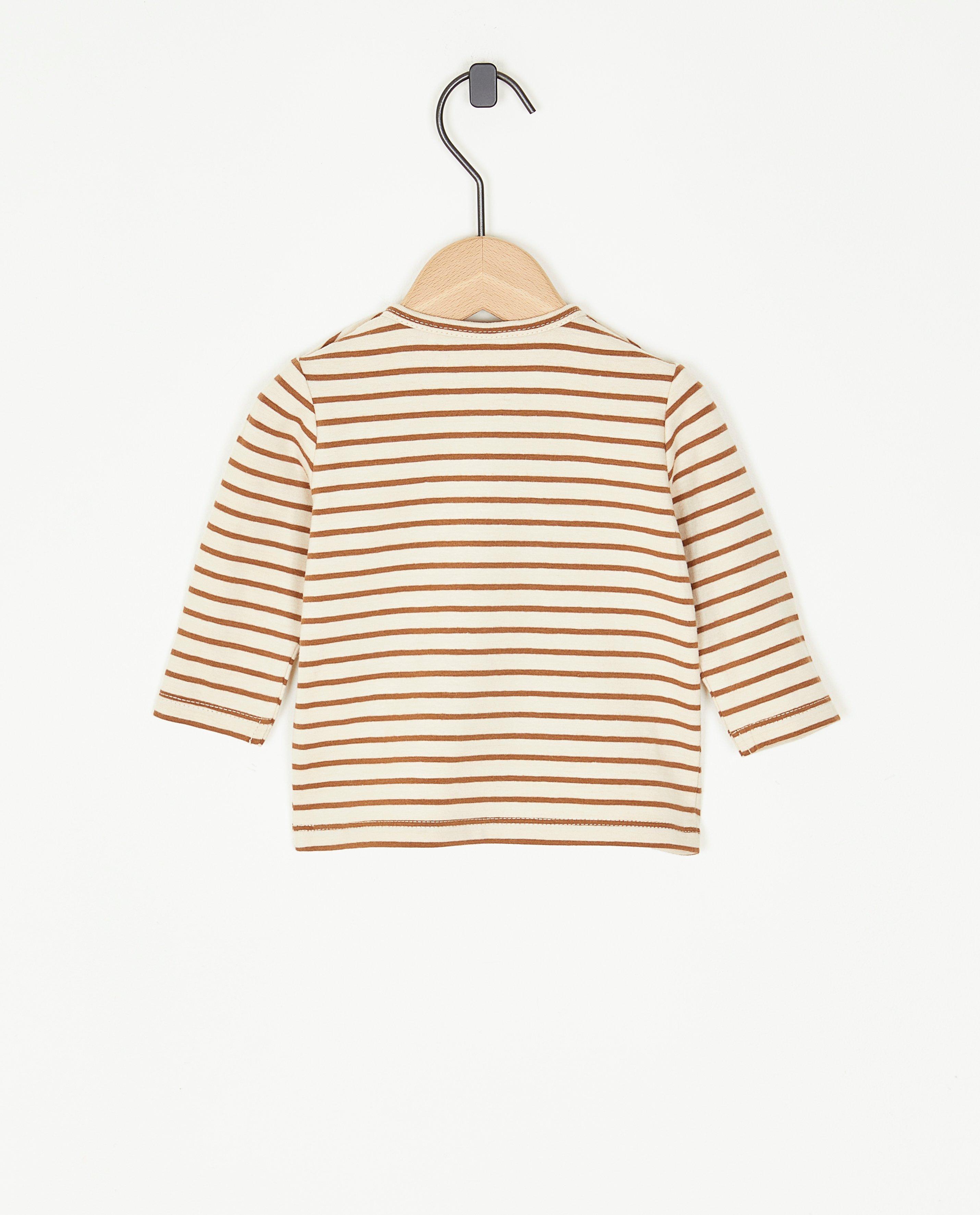 T-shirts - Longsleeve met leeuwenprint