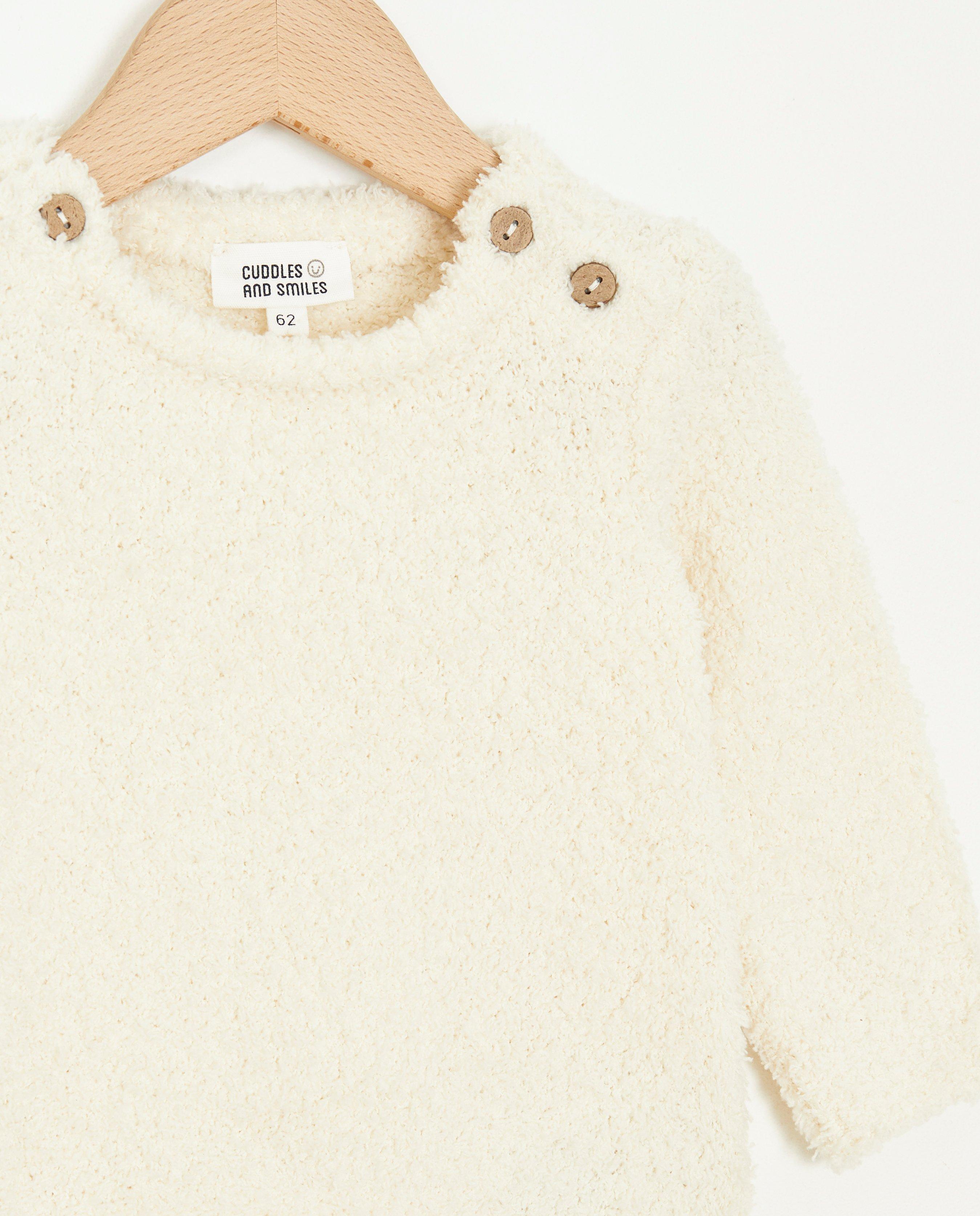 Pulls - Pull duveteux blanc