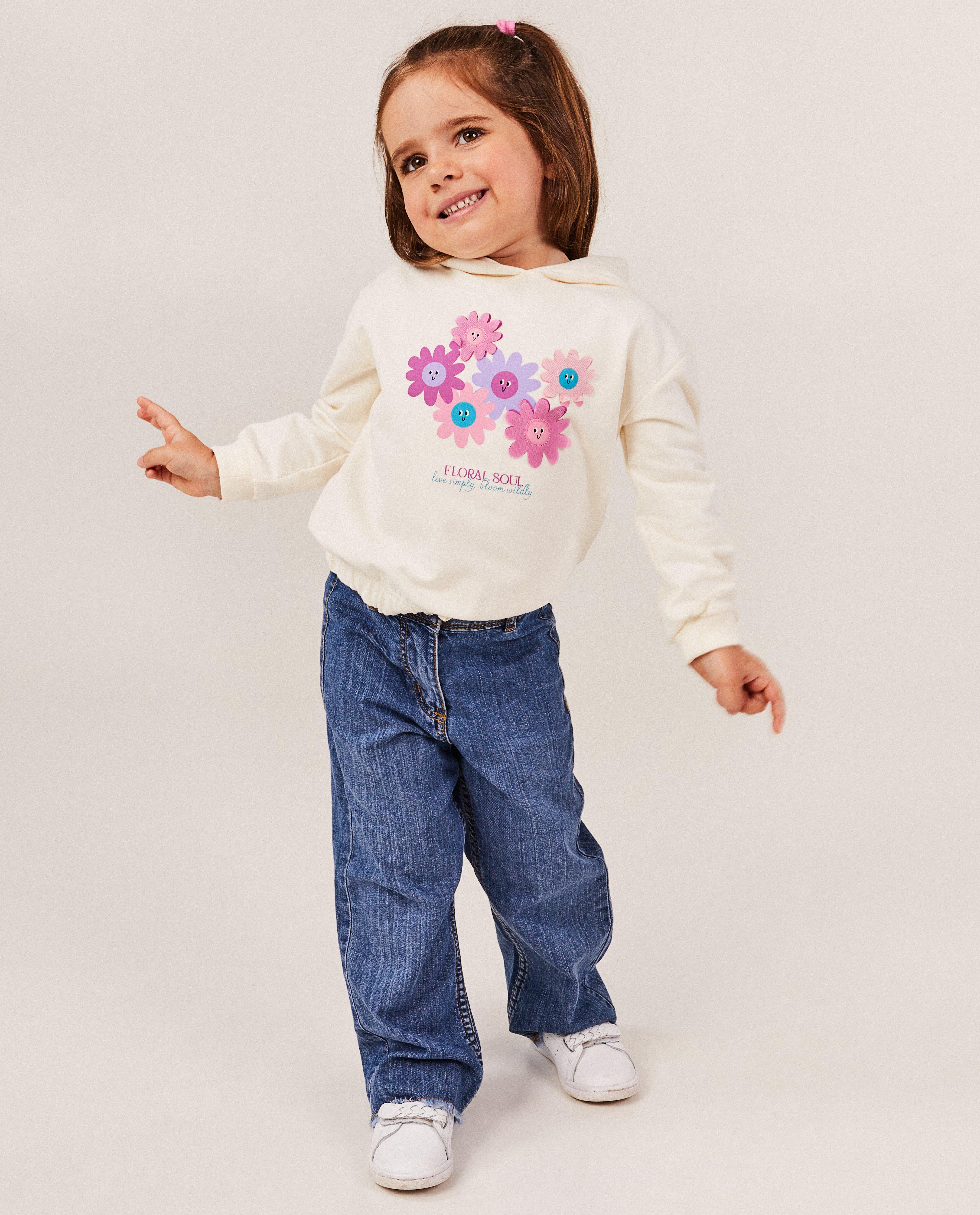 Hoodie à imprimé fleuri - null - Maya