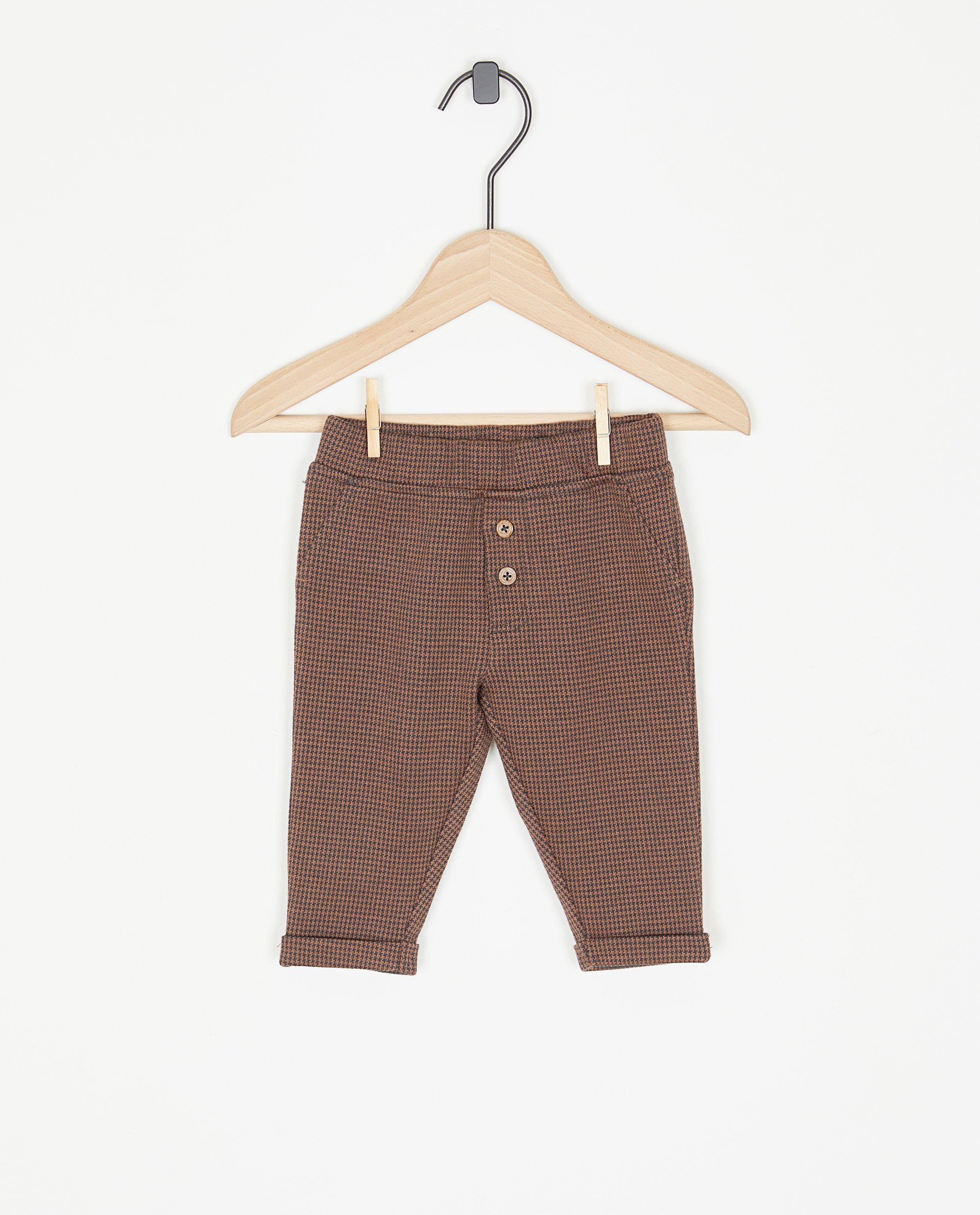 Broek met pied-de-poule - null - Newborn 50-68