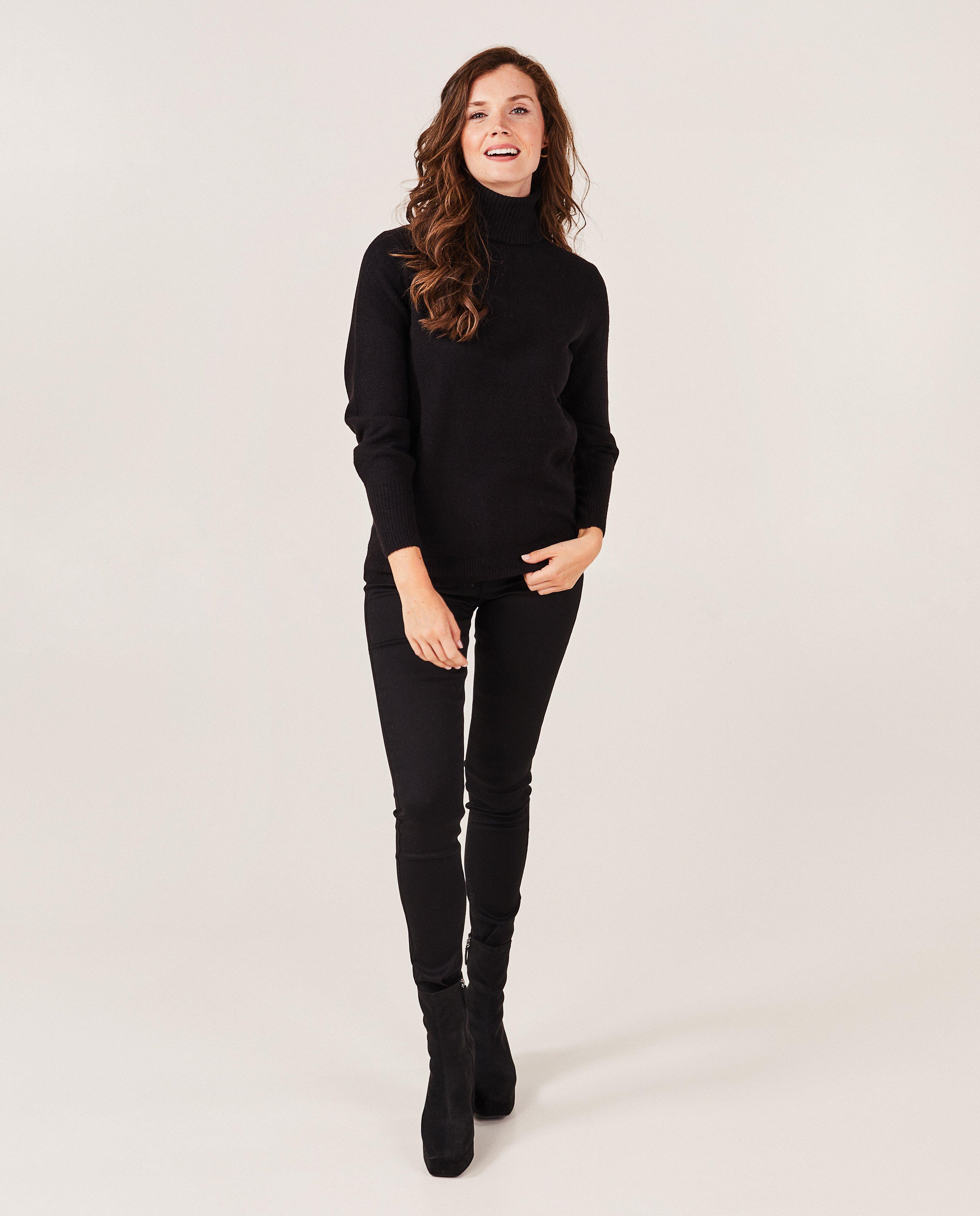 Pull à col roulé - Détails du produit - noir - image numéro 1