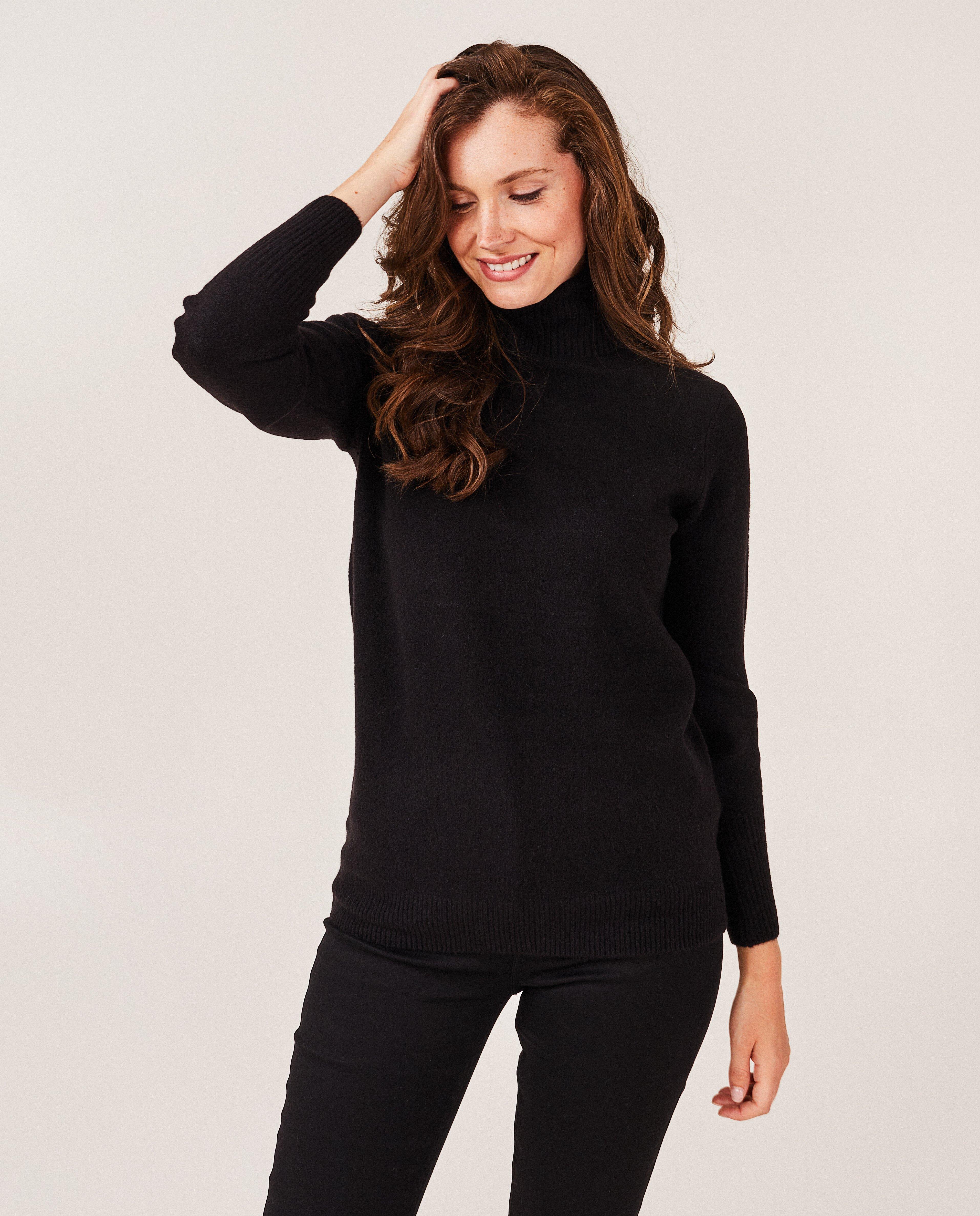 Pull à col roulé - Détails du produit - noir - image numéro 2