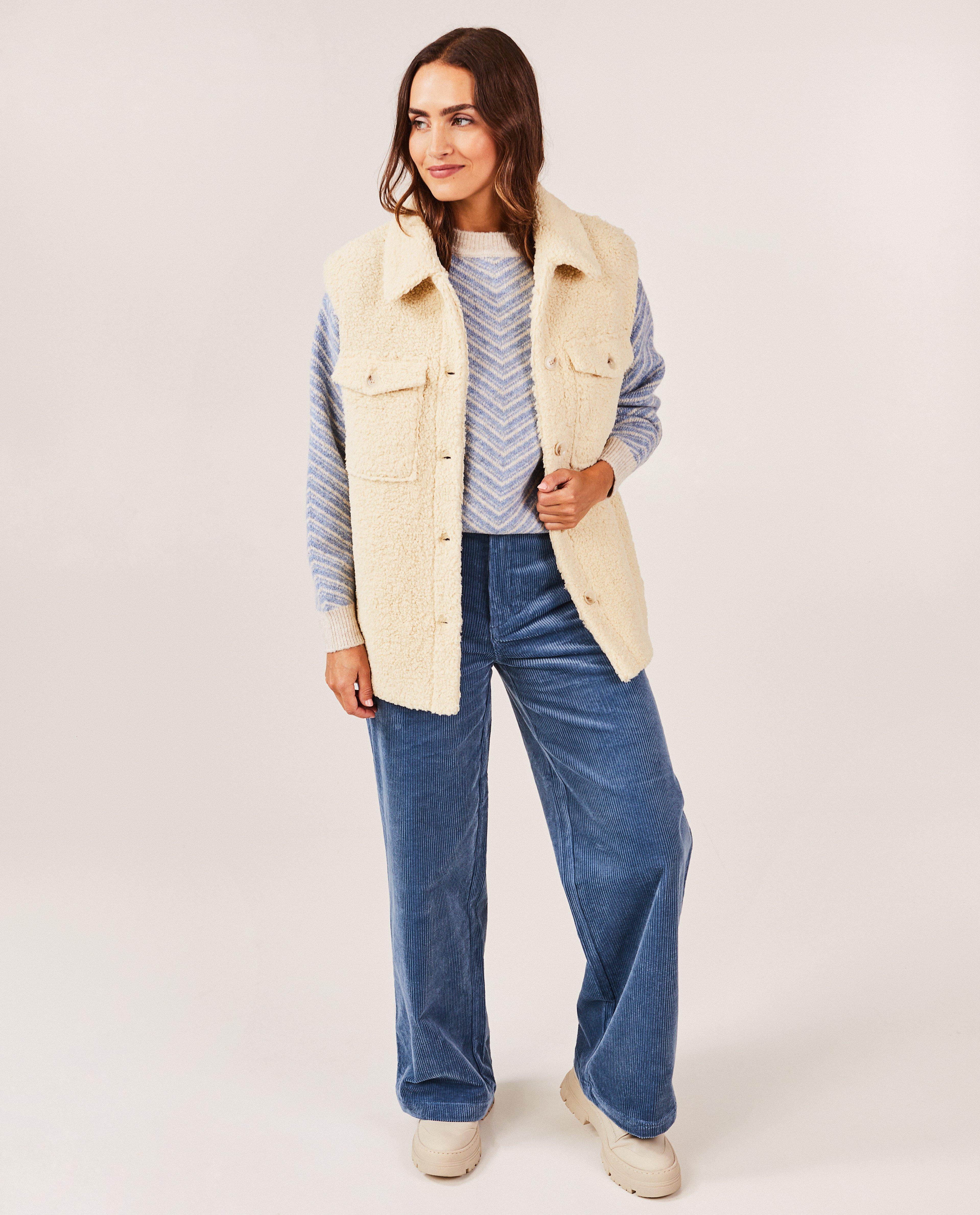 Veste beige en peluche, femmes - null - I AM