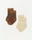 Lot de 2 paires de chaussettes pour bébés - null - Newborn 50-68