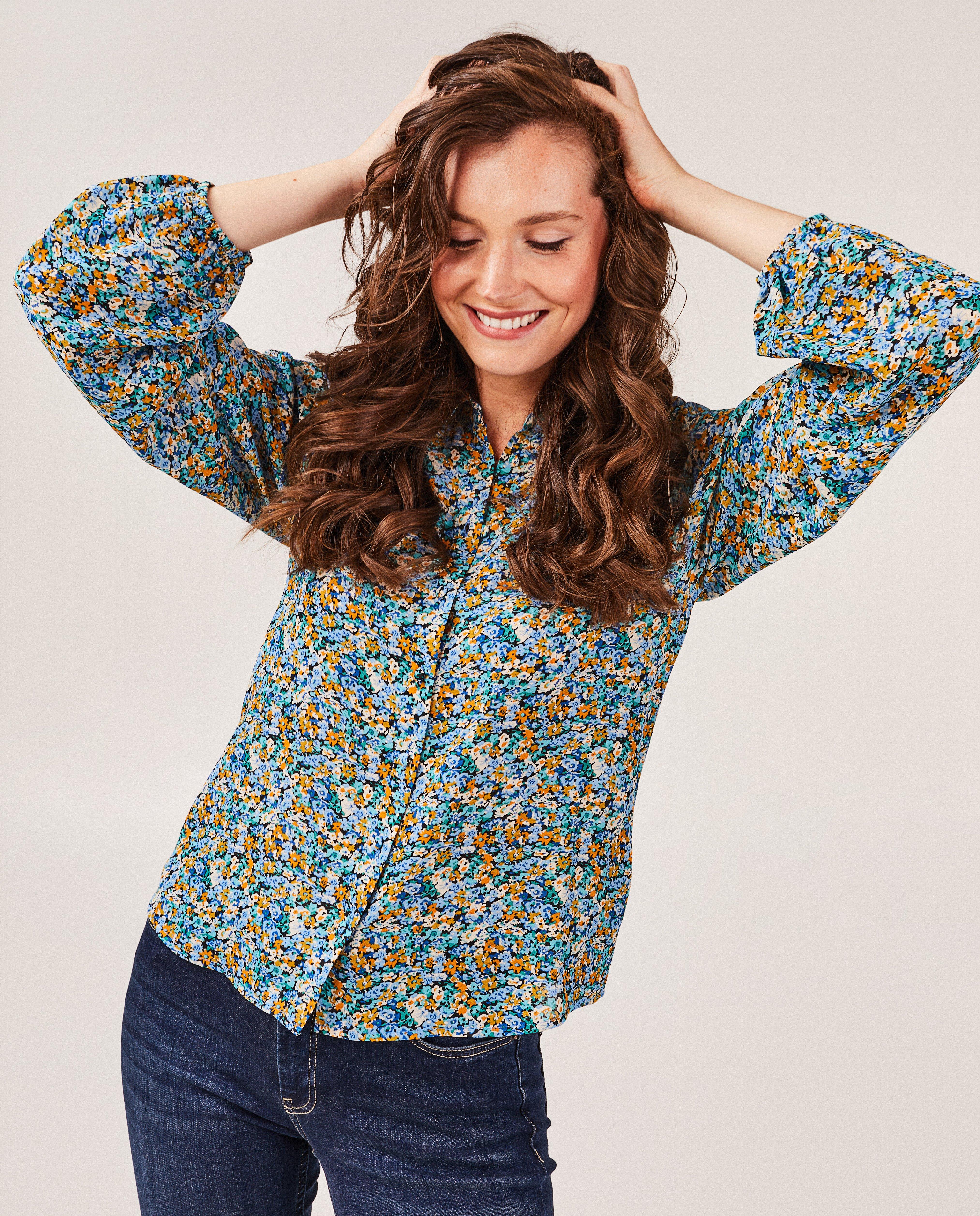 Hemden - Blouse met bloemenprint