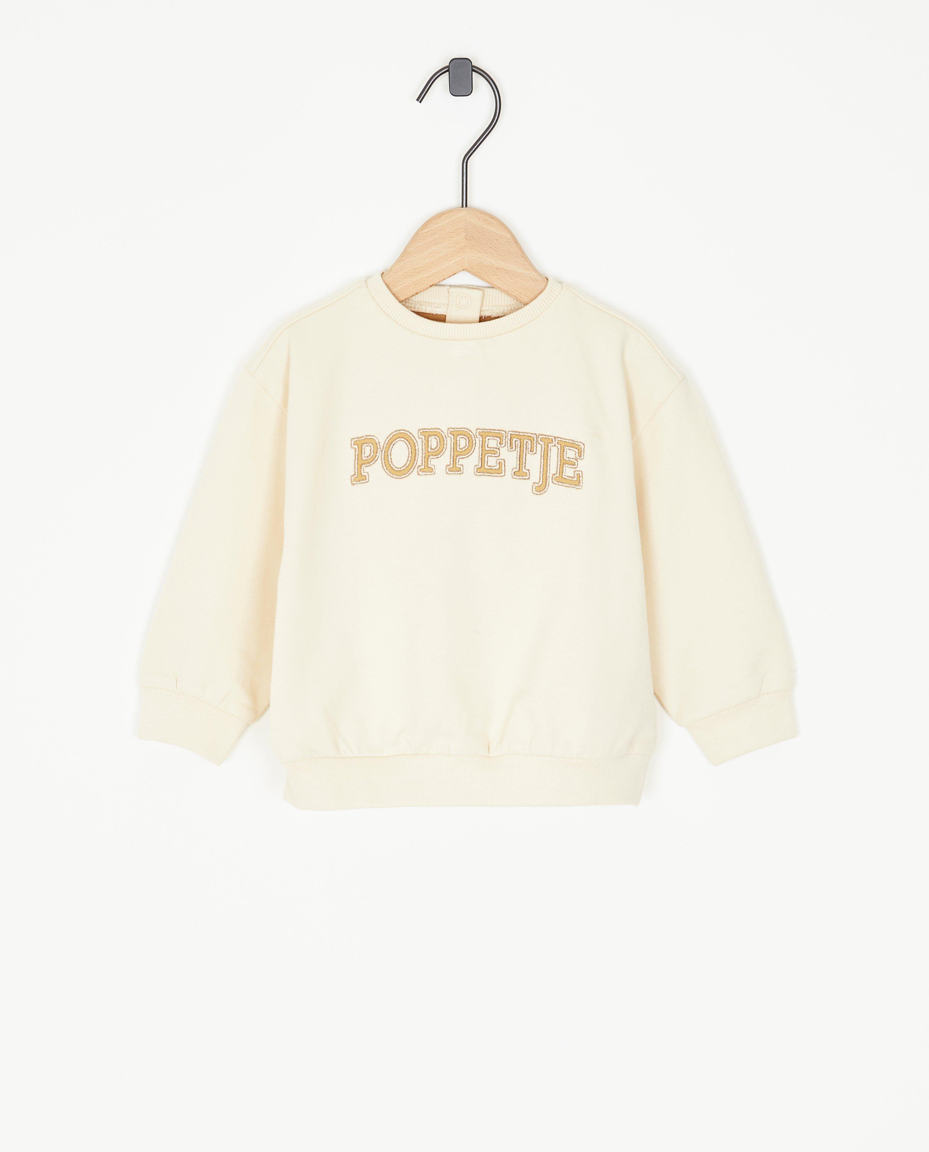 Offwhite sweater Poppetje - null - Cuddles and Smiles