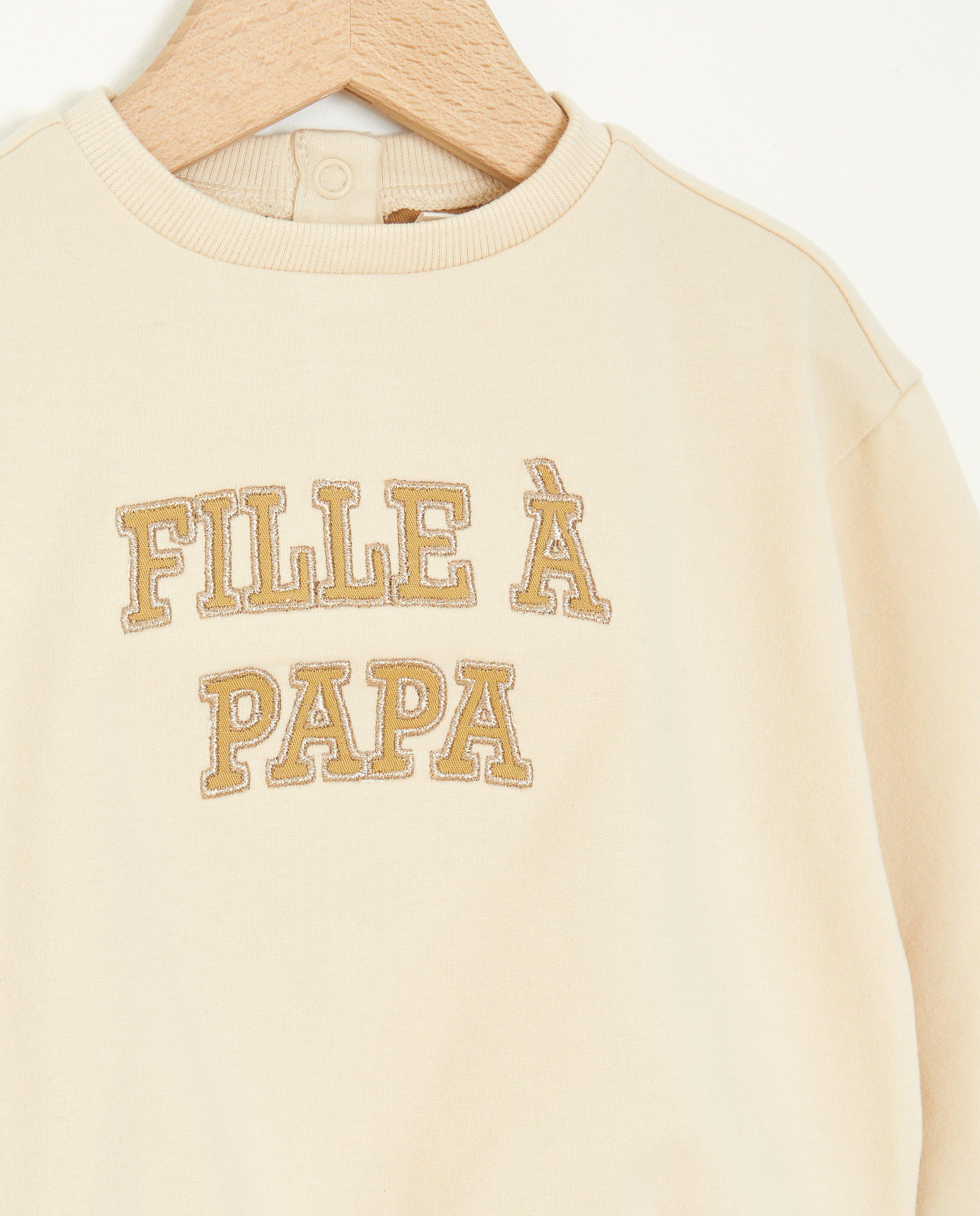 Sweaters - Offwhite sweater Fille à Papa