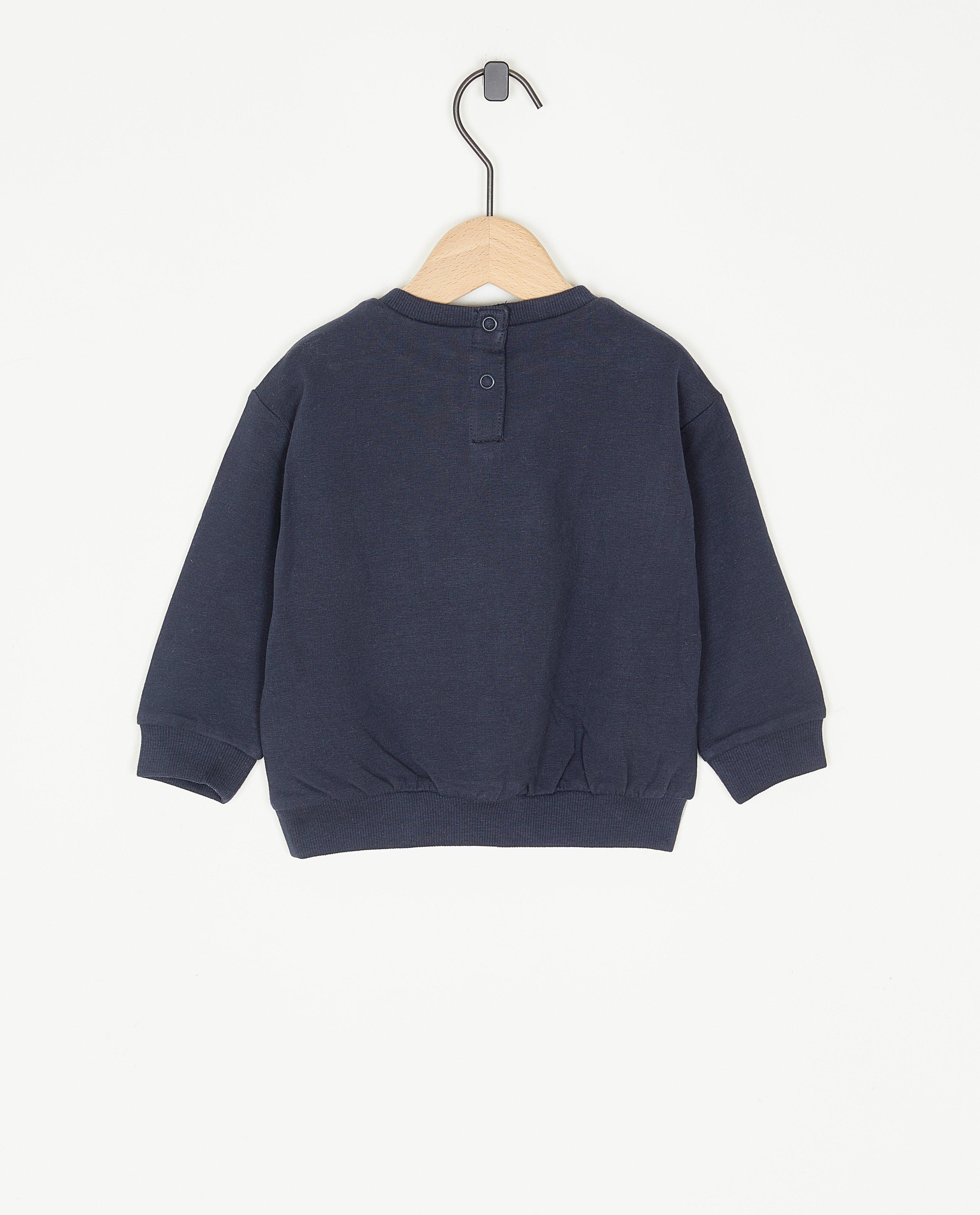 Sweaters - Donkerblauwe sweater Mini Diva