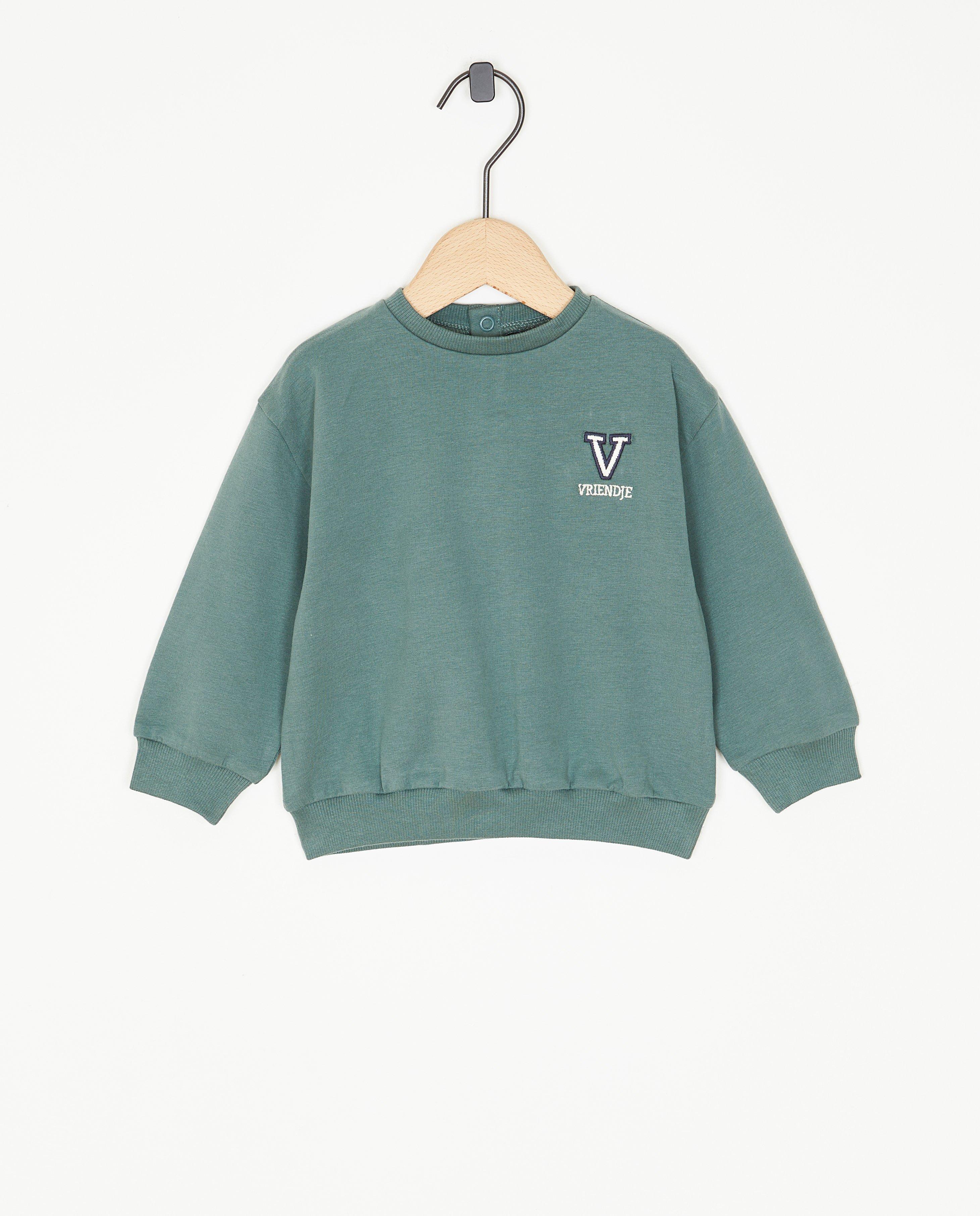 Donkerblauwe sweater Vedette - null - Cuddles and Smiles