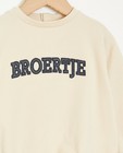 Sweaters - Offwhite sweater Broertje