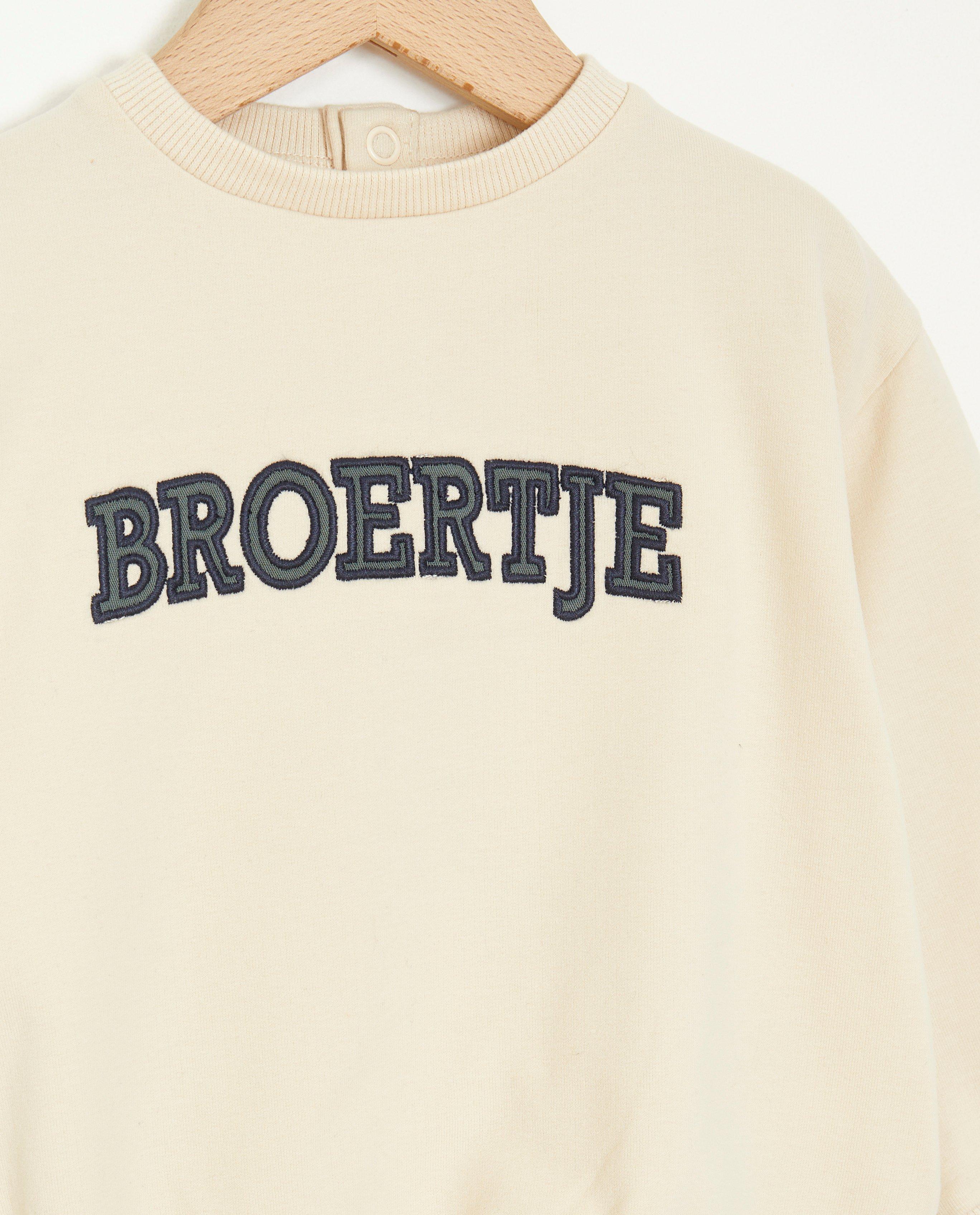 Sweats - Sweat écru Broertje