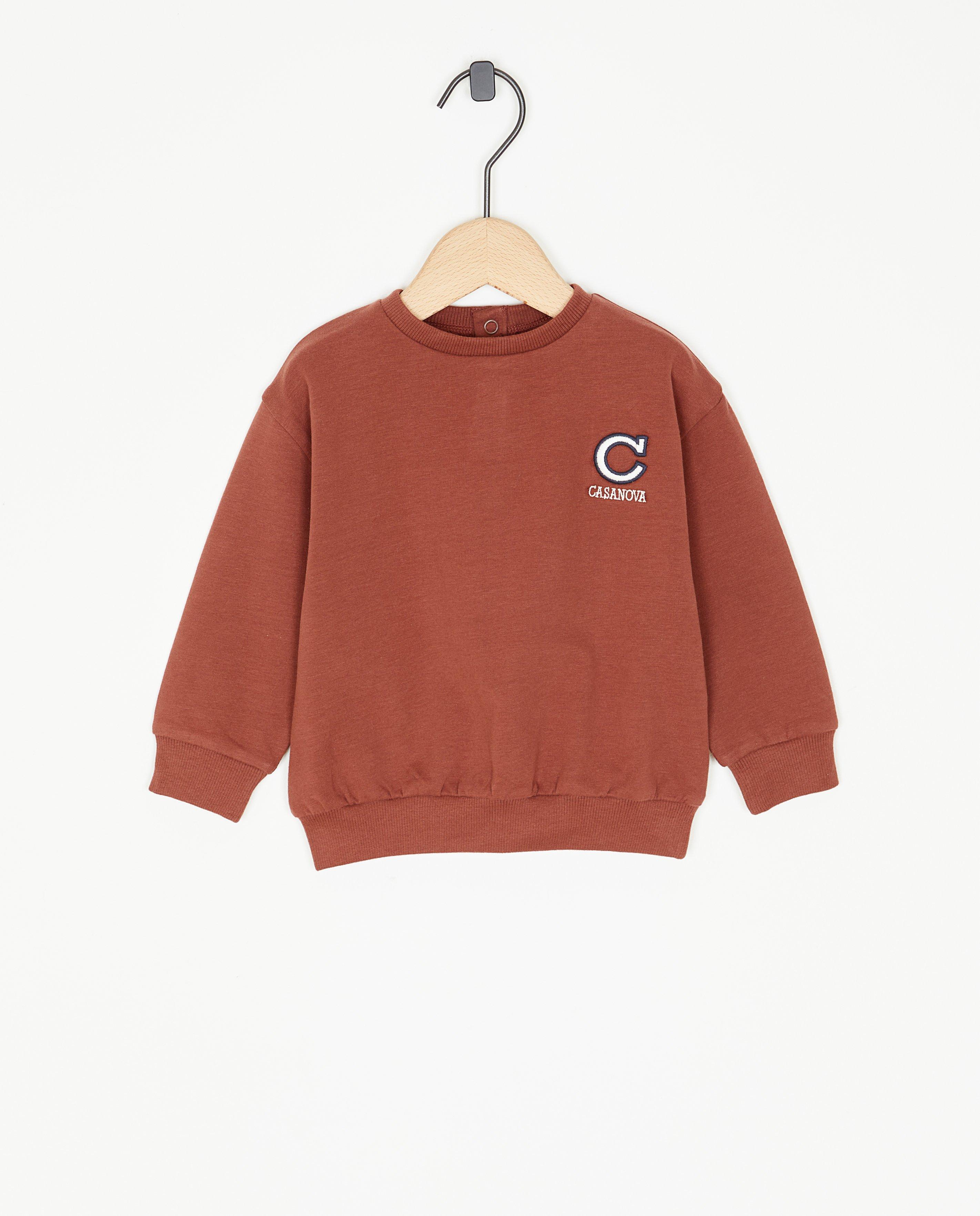 Donkerblauwe sweater Petit frère - null - Cuddles and Smiles