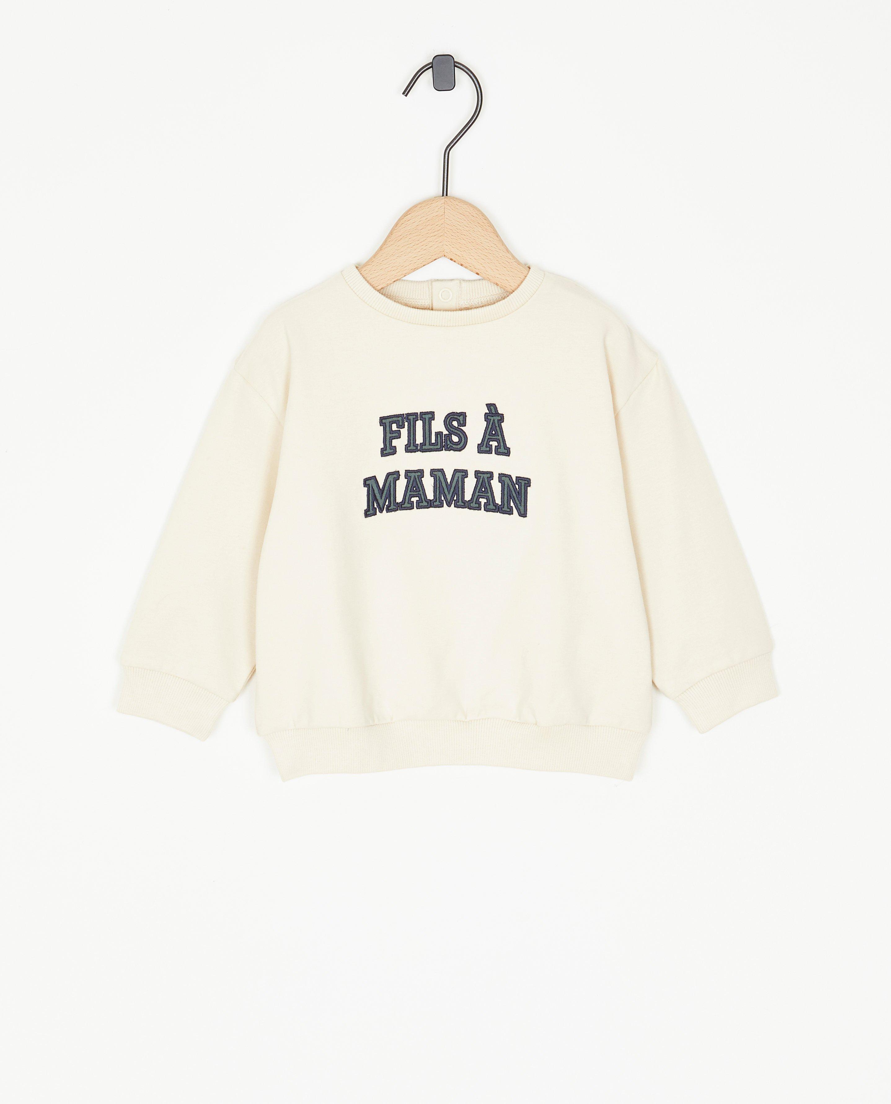 Donkerblauwe sweater Petit frère - null - Cuddles and Smiles