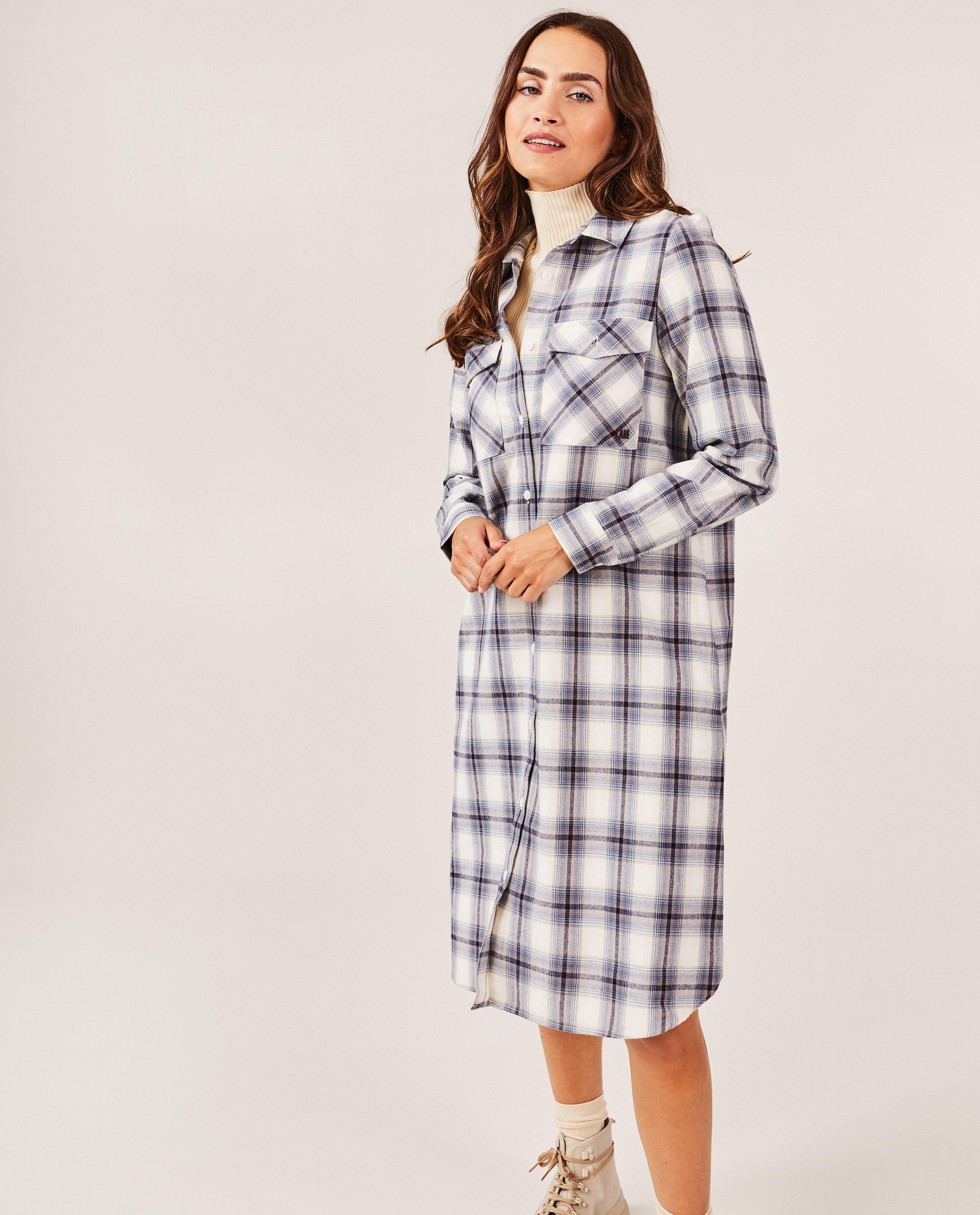 Hemdjurk met ruiten, dames - null - I AM