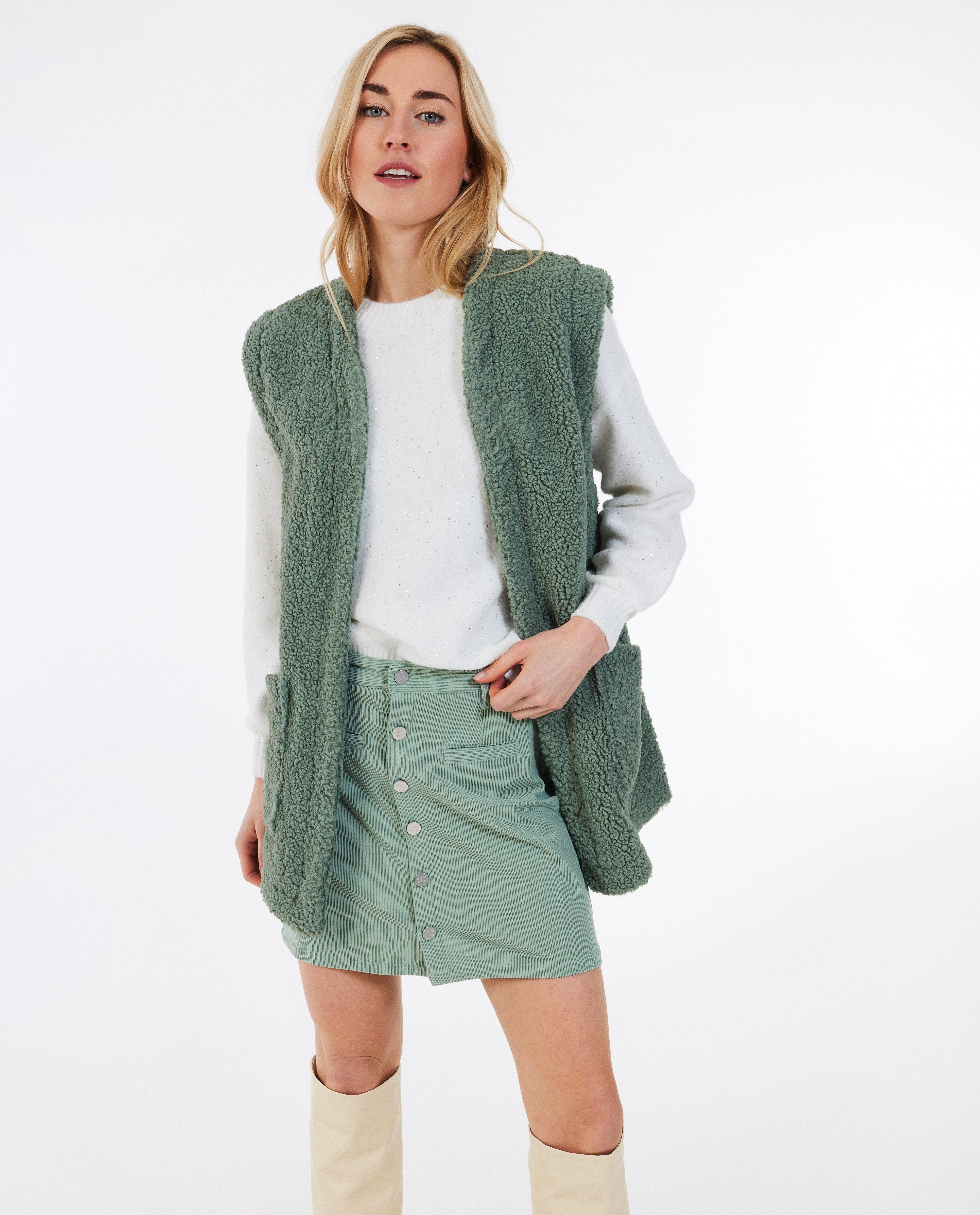 Gilet beige en peluche - null - Thelma & Louise