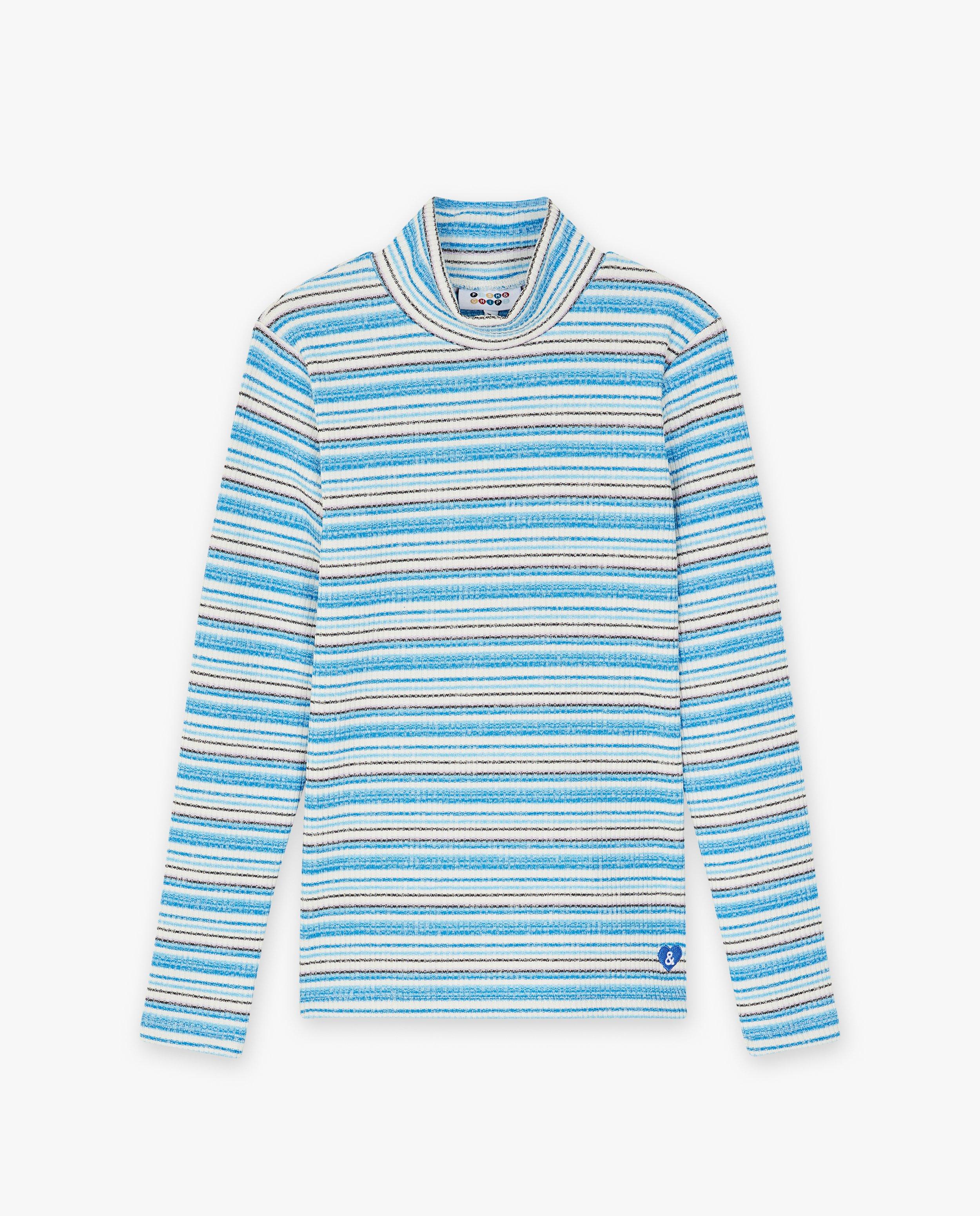 T-shirts - Gestreepte longsleeve met rib