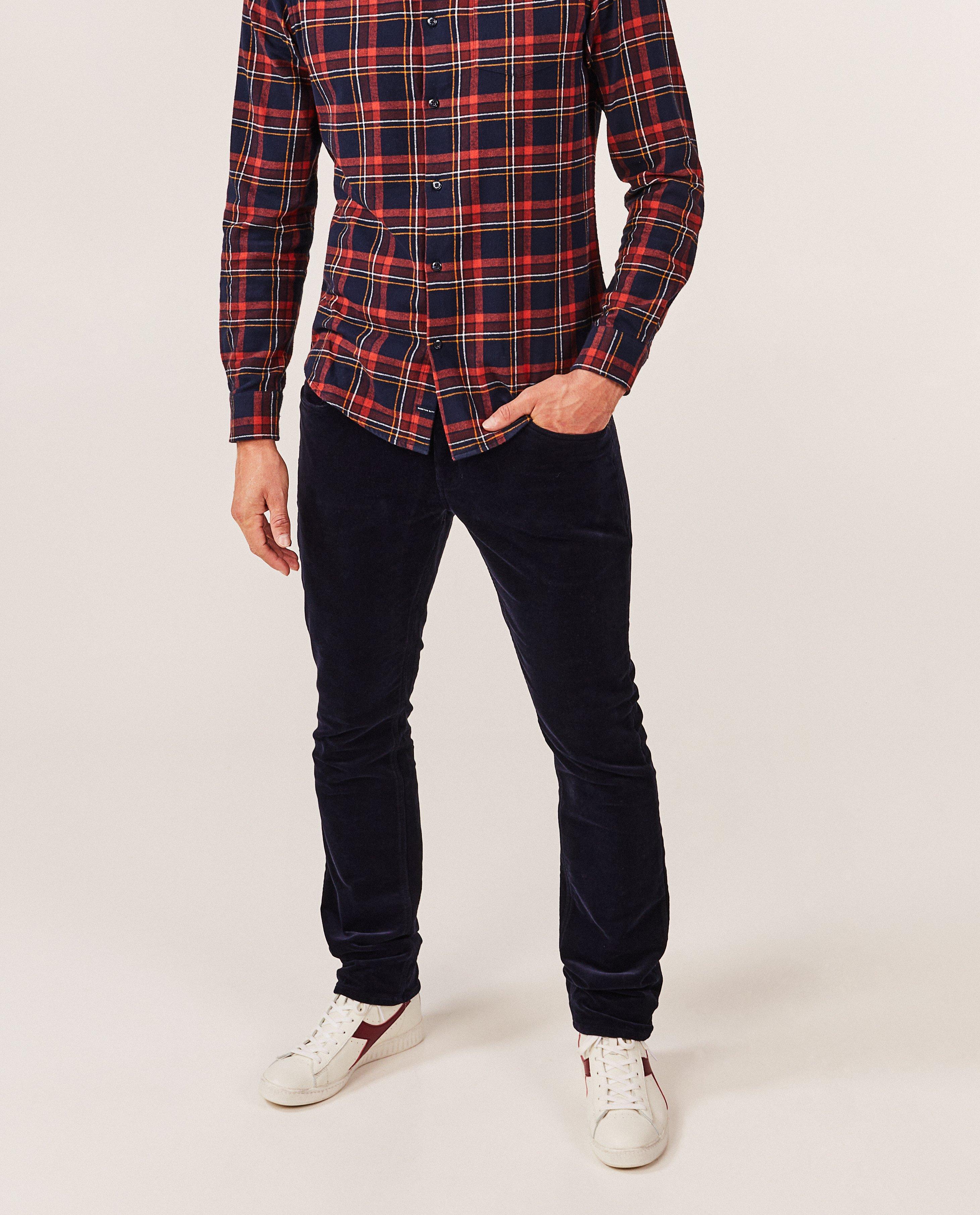 Bruine broek van ribfluweel - null - Hampton Bays