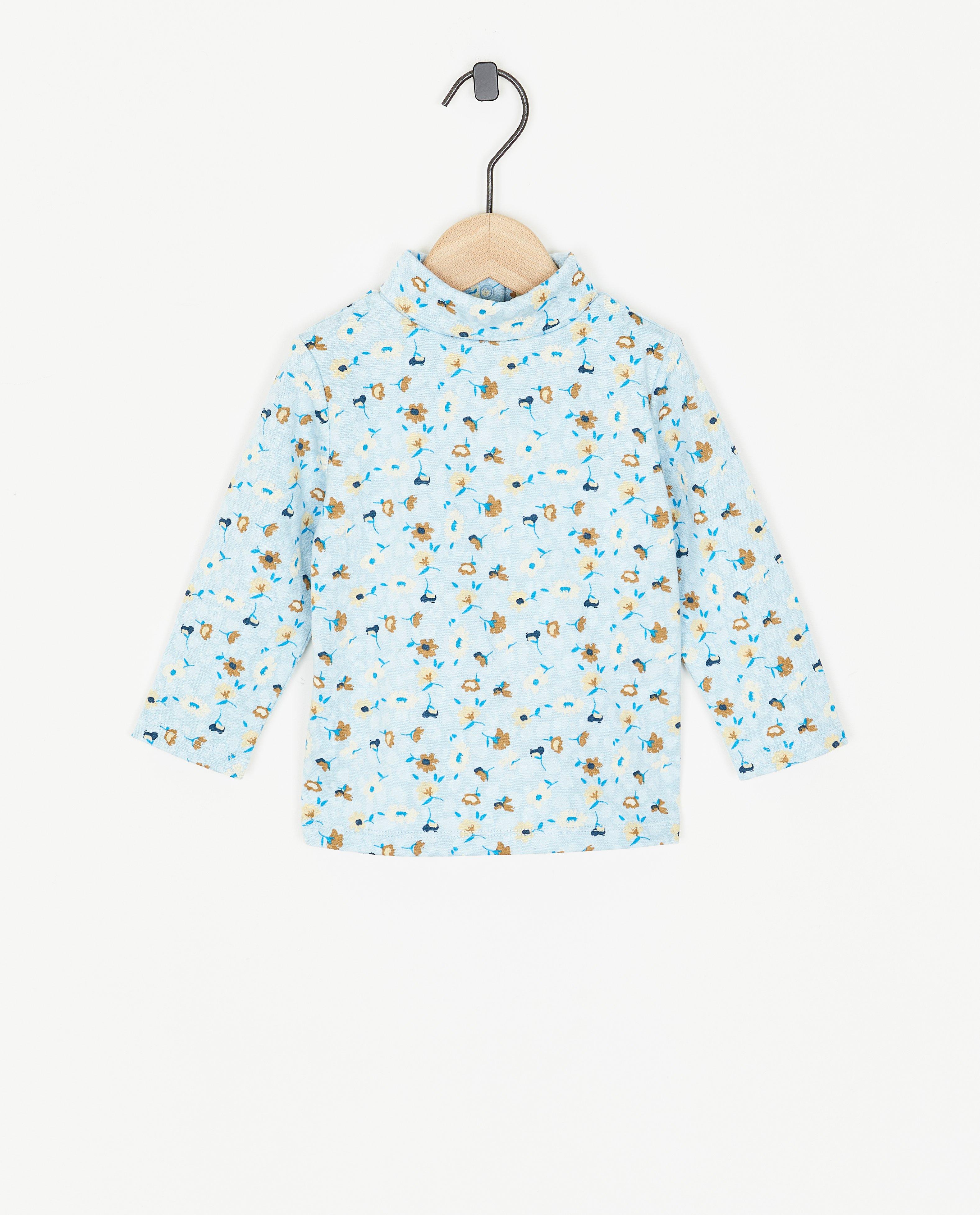Rolkraagtrui met bloemenprint - null - Cuddles and Smiles
