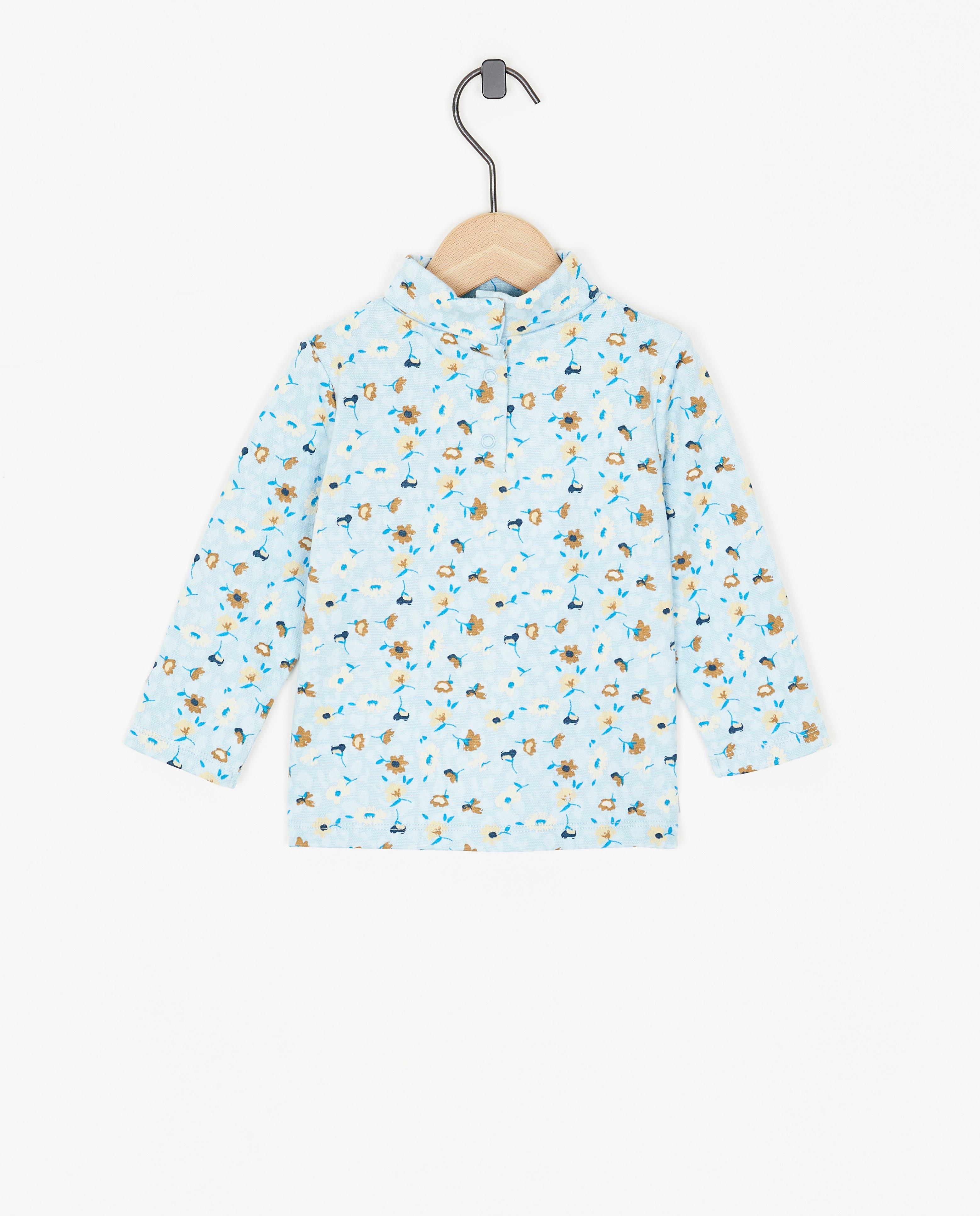T-shirts - Rolkraagtrui met bloemenprint
