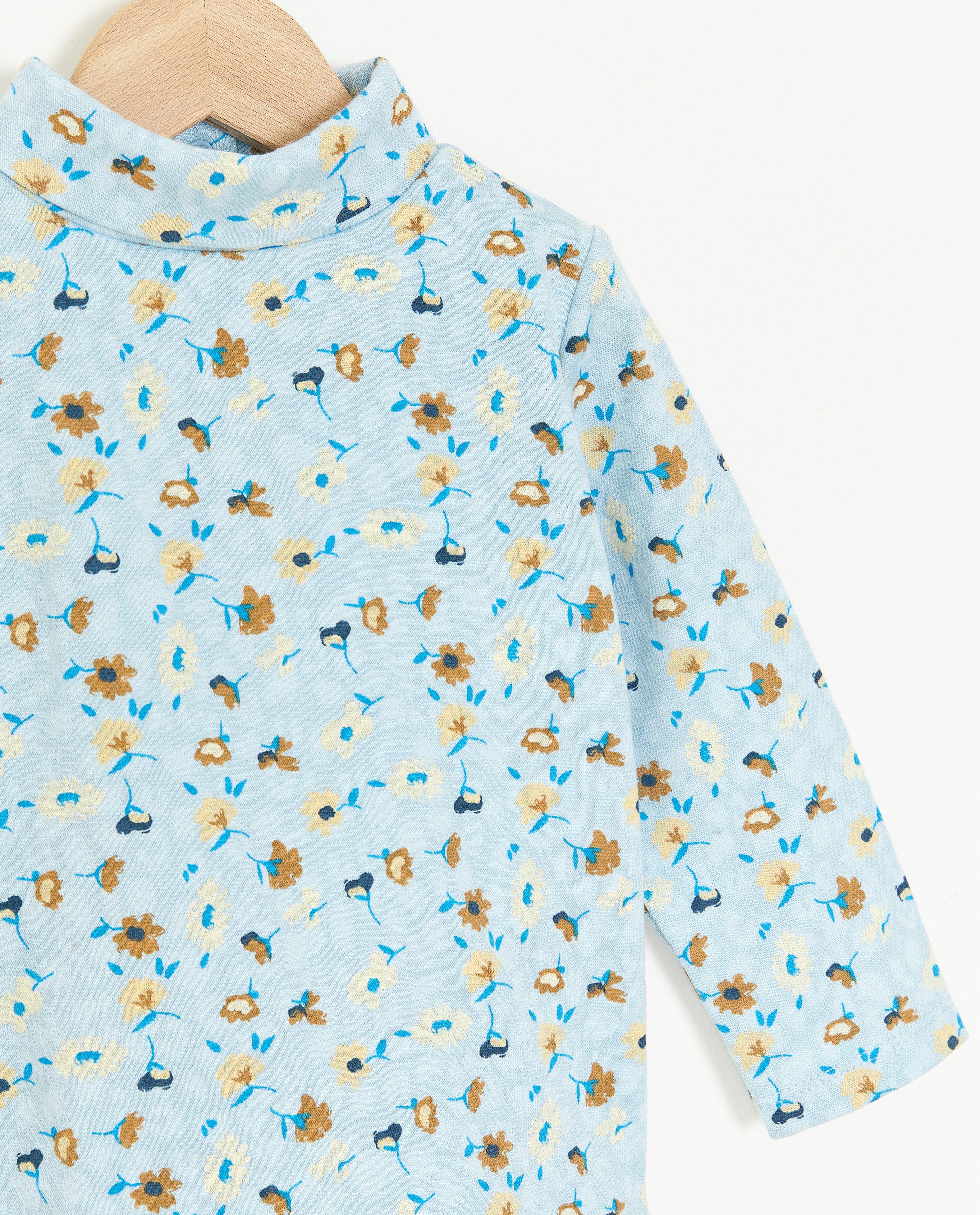 T-shirts - Rolkraagtrui met bloemenprint
