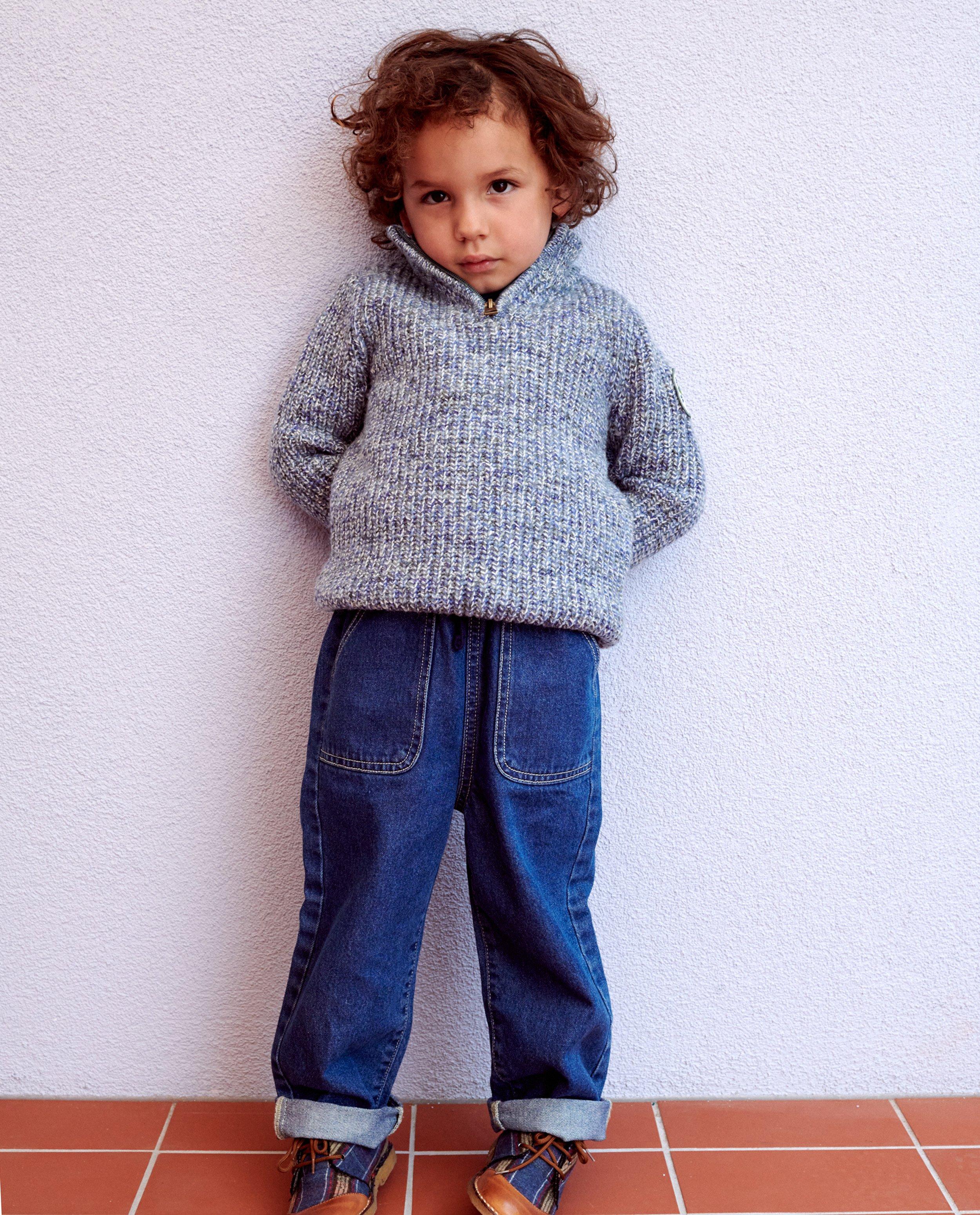 Pull tricoté avec fermeture éclair courte - null - Fred + Ginger