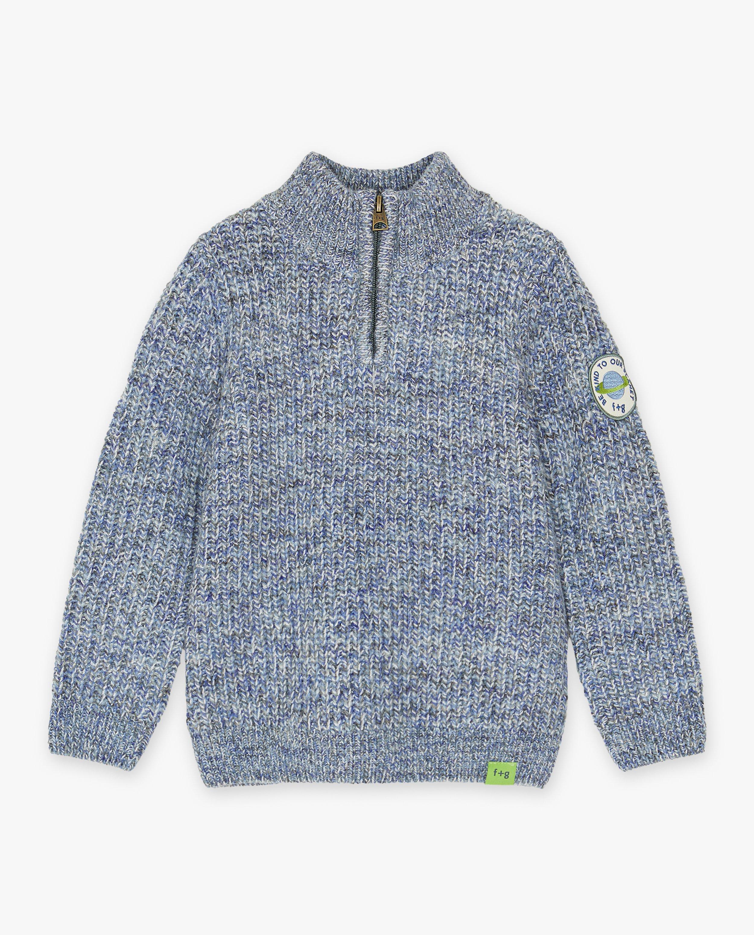 Pulls - Pull en maille avec fermeture éclair courte