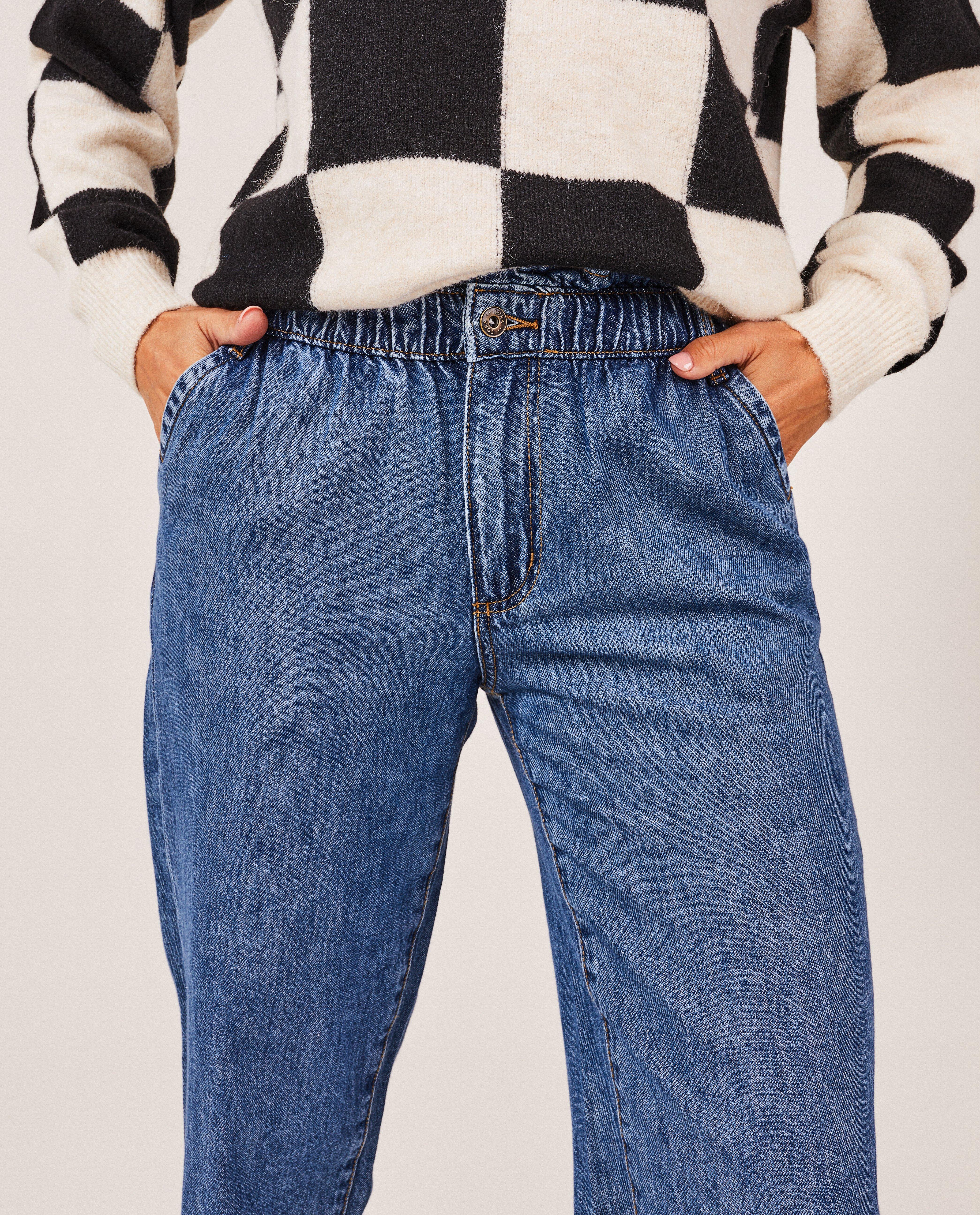 Jeans - Blauwe jeans, baggy fit
