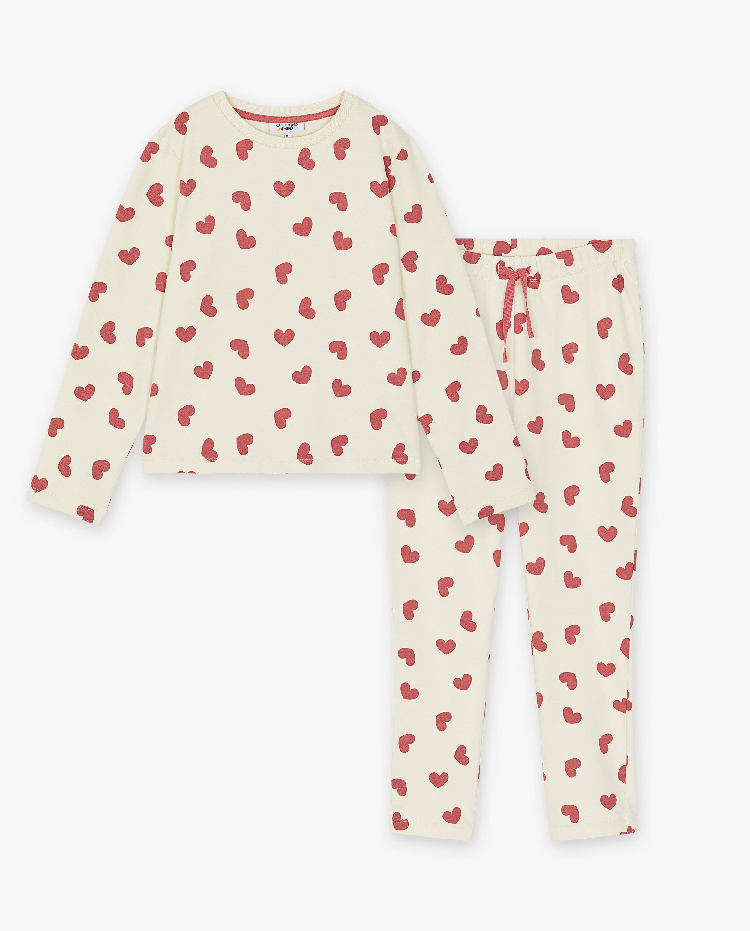 Pyjamas - Pyjama avec des petits cœurs
