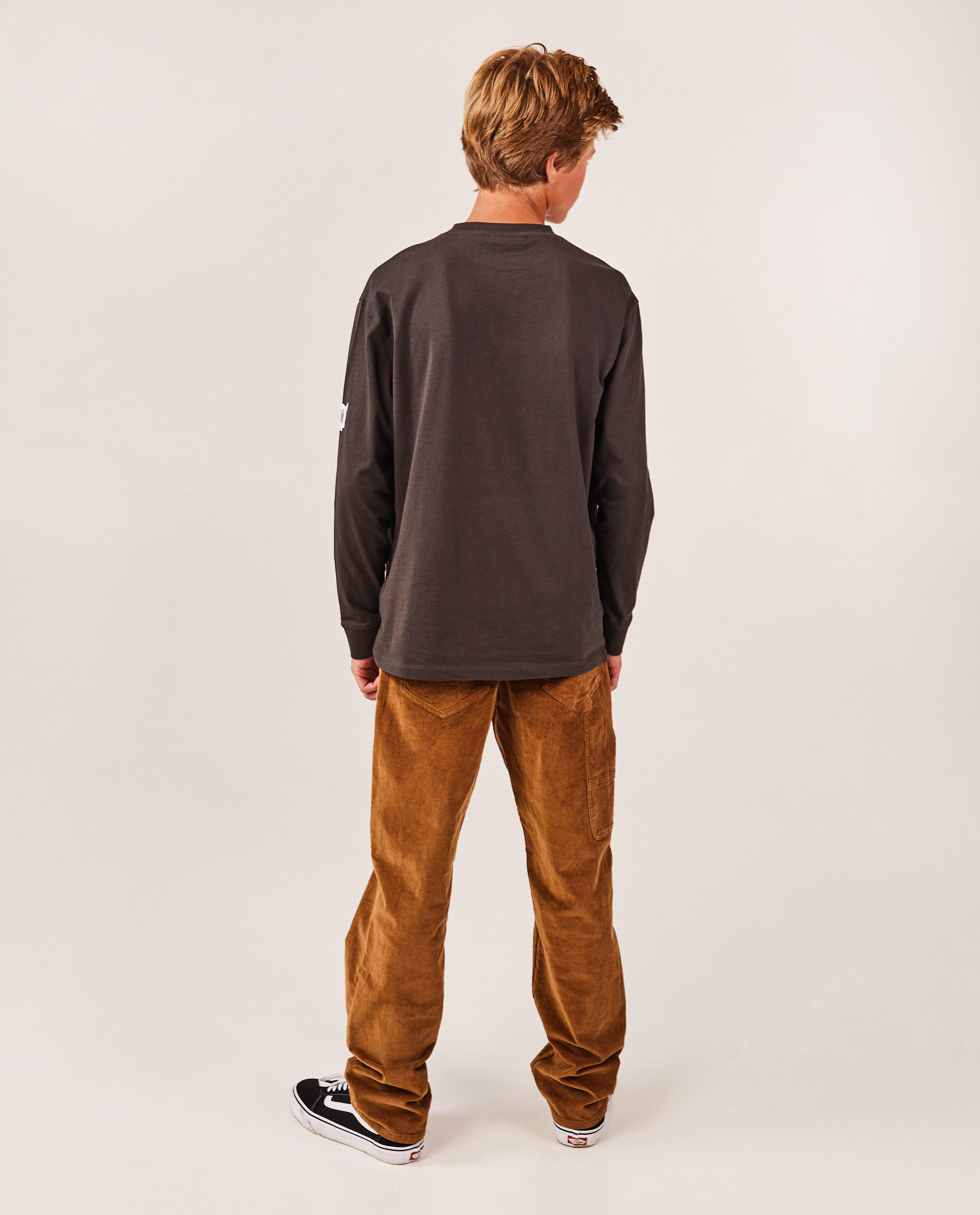 Broeken - Bruine broek van ribfluweel