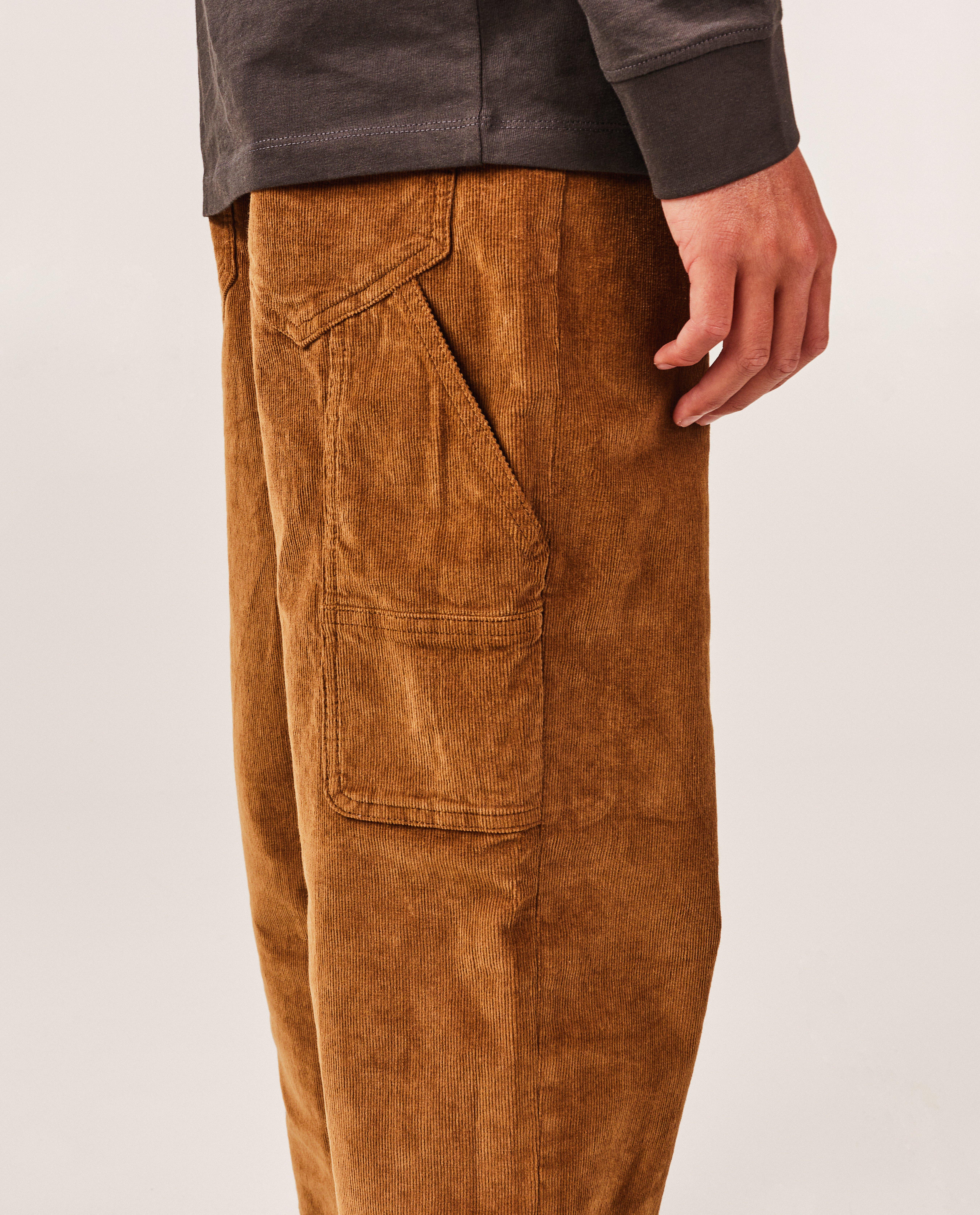Broeken - Bruine broek van ribfluweel