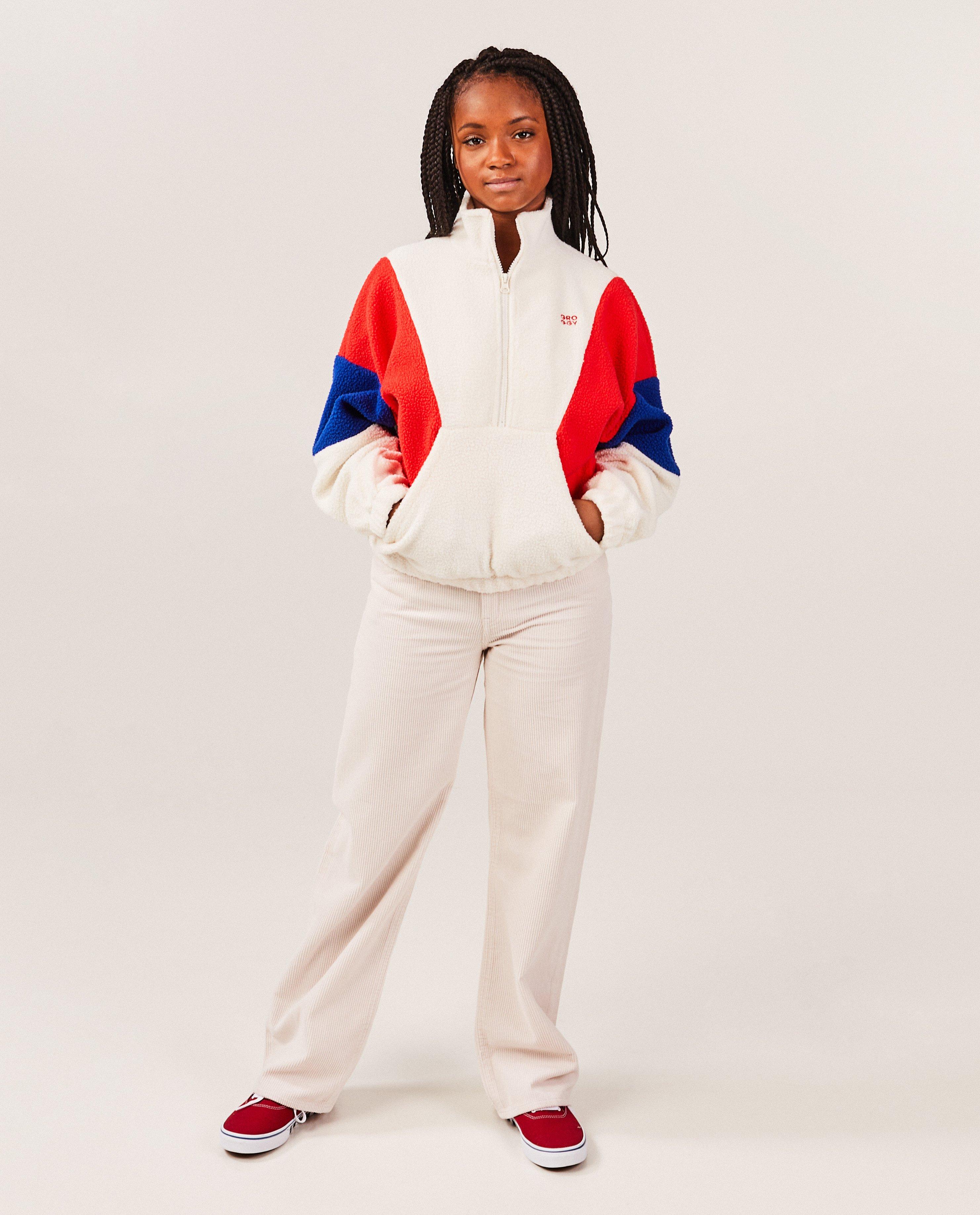 Broek van ribfluweel, straight fit - null - Groggy